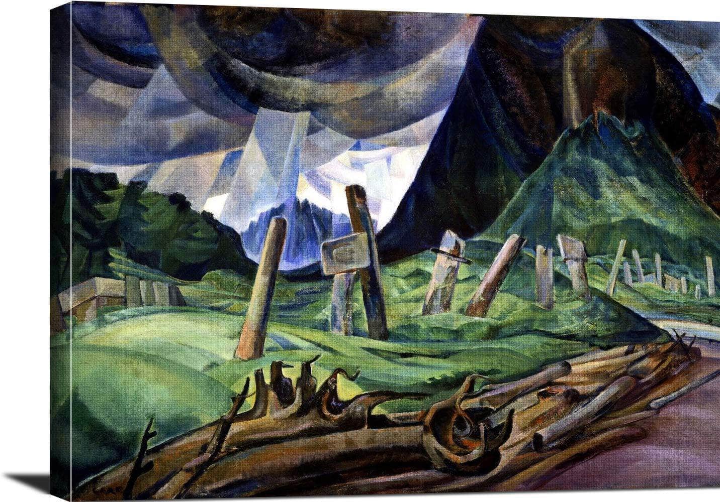 Vanquished Painting Emily Carr Canvas Art - Image 3