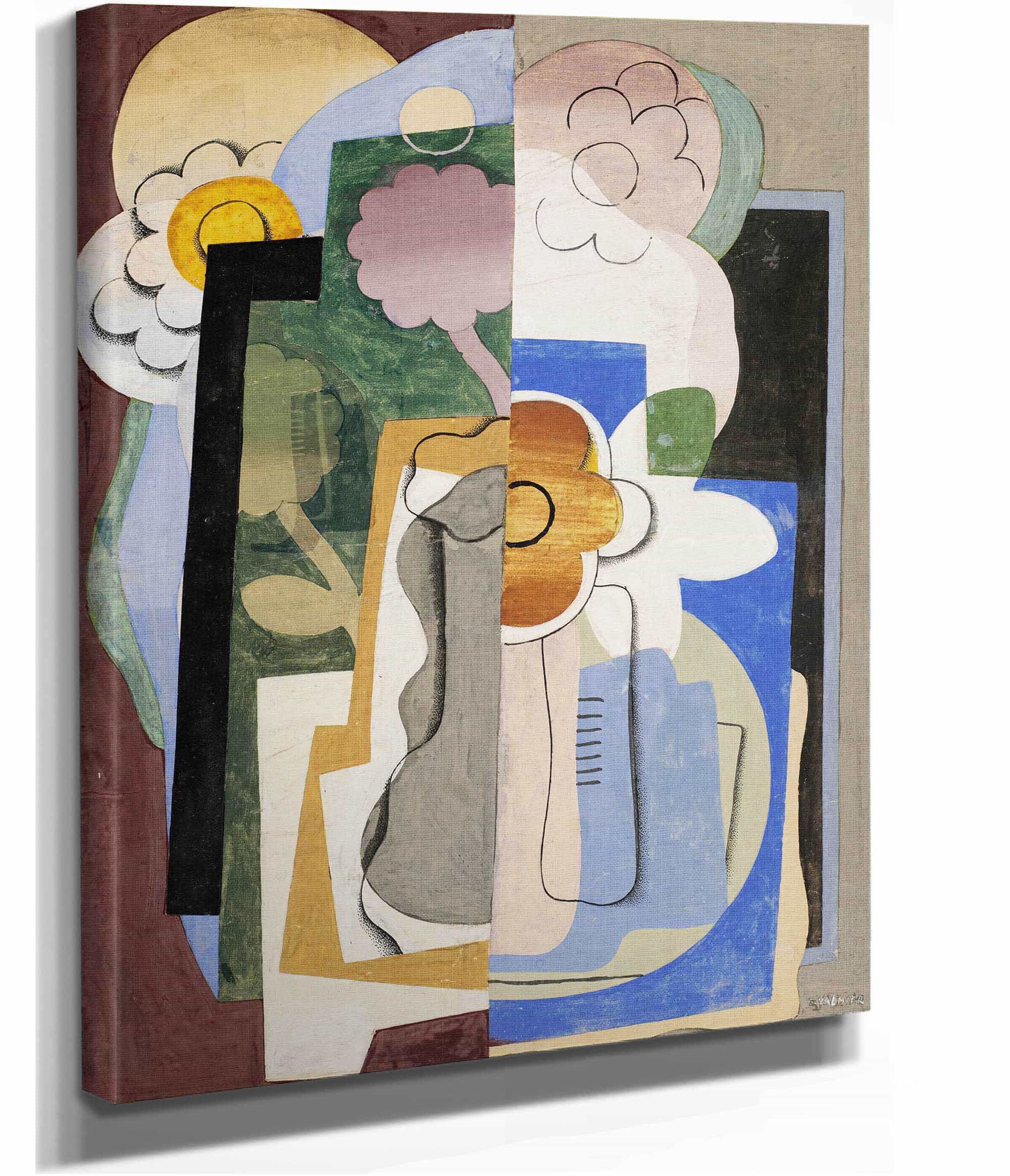 Vase De Fleurs by Georges Valmier - Image 2