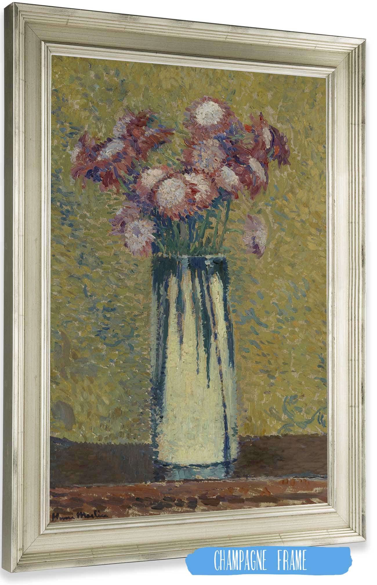 Vase De Fleurs by Henri Martin