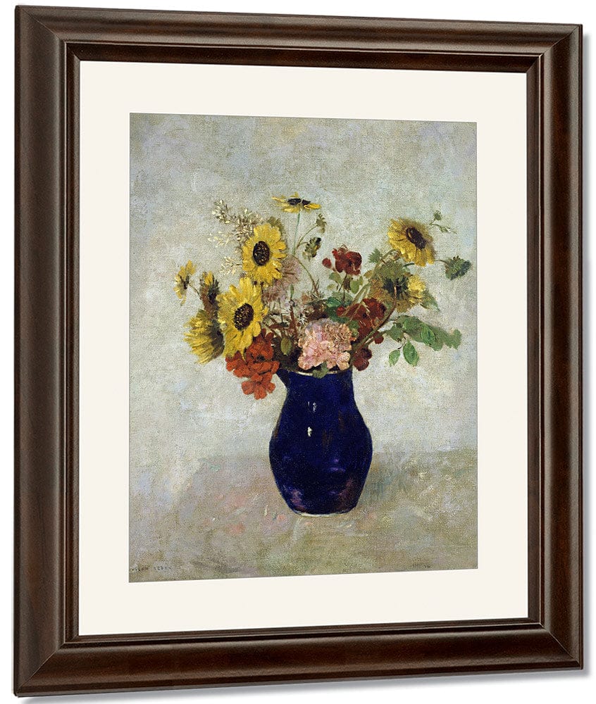 Vase De Fleurs By Odilon Redon - Image 4