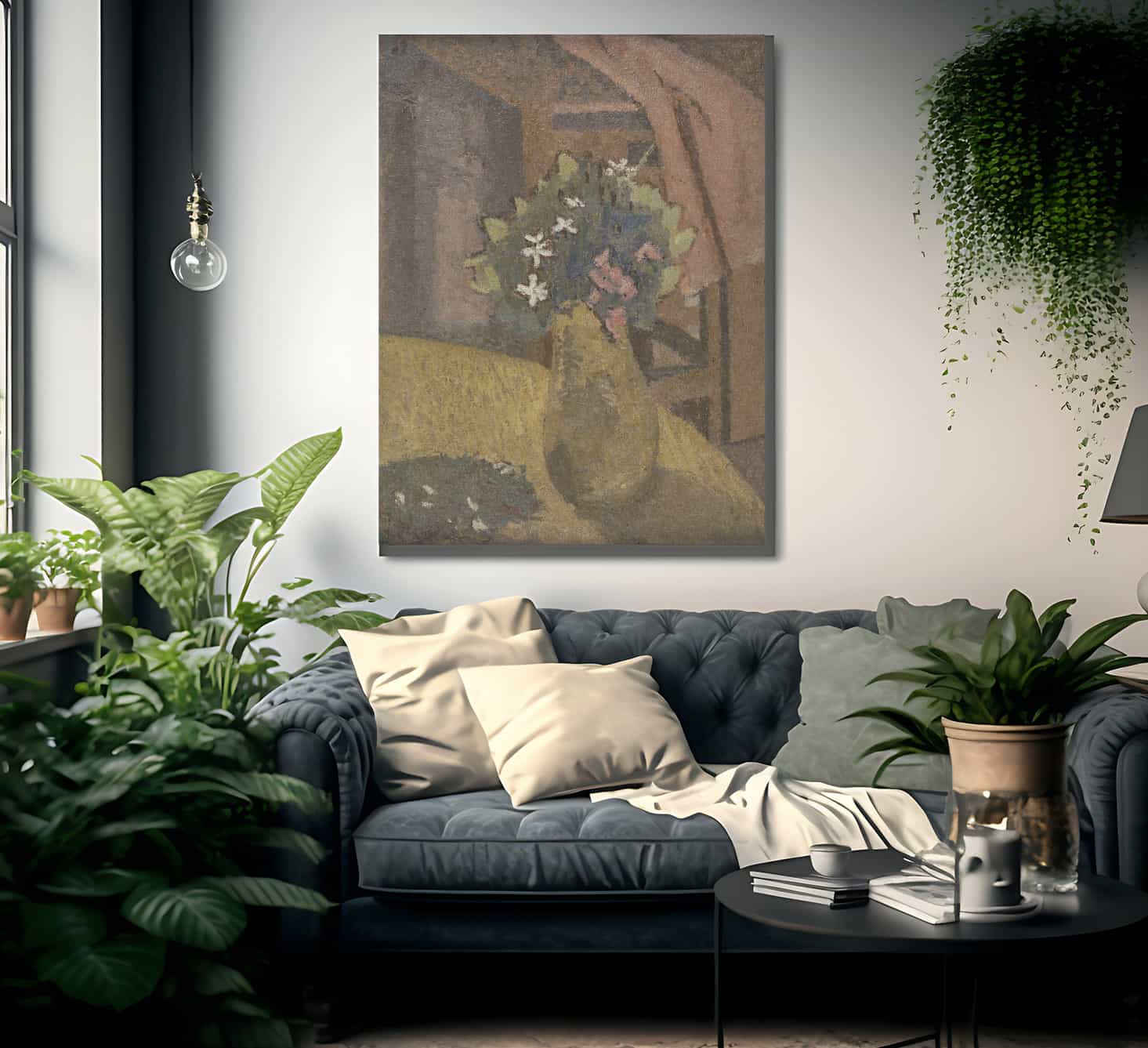 Vase Of Flowers 1918 By Gwendolen Mary John - Image 2
