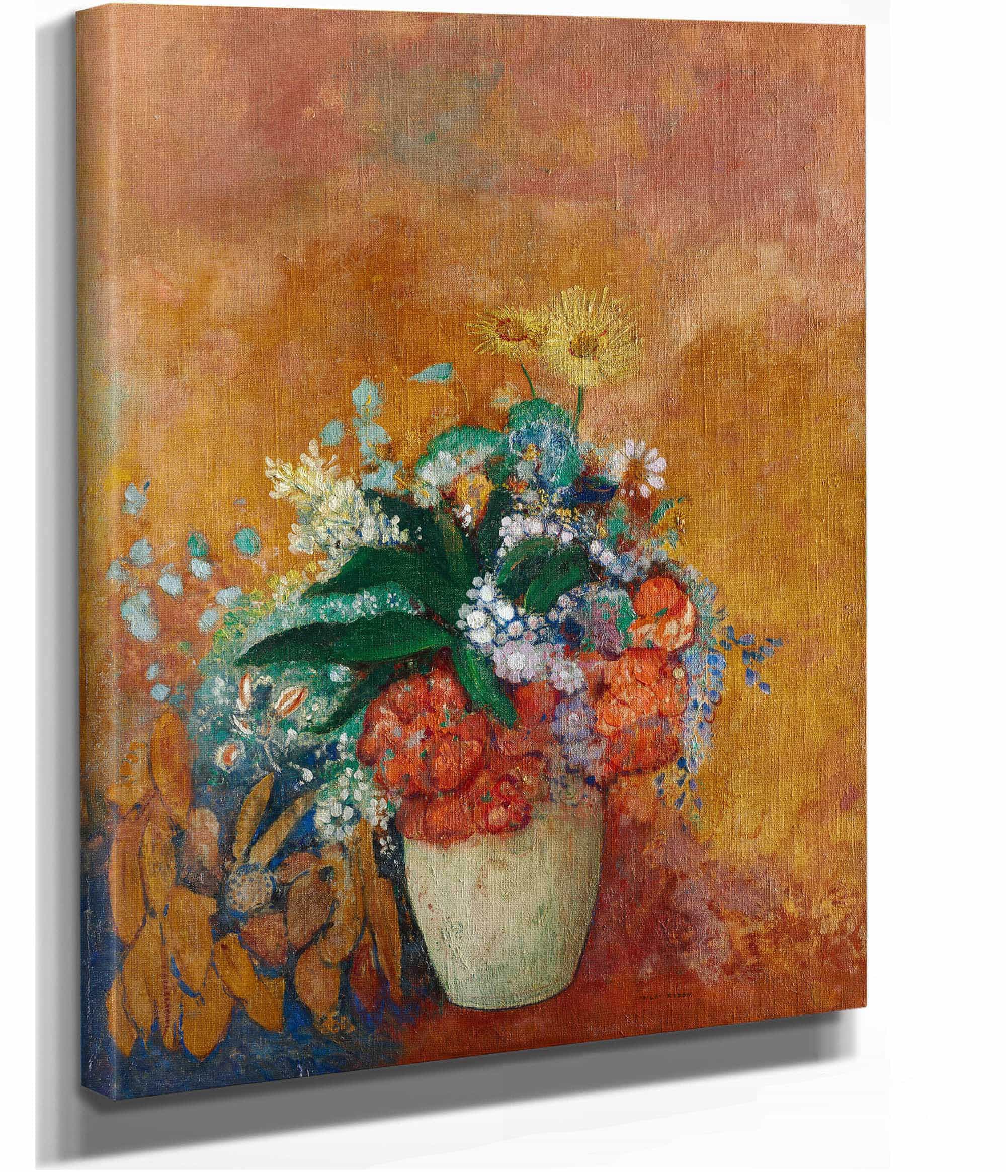 Vase Of Flowers by Odilon Redon - Image 2