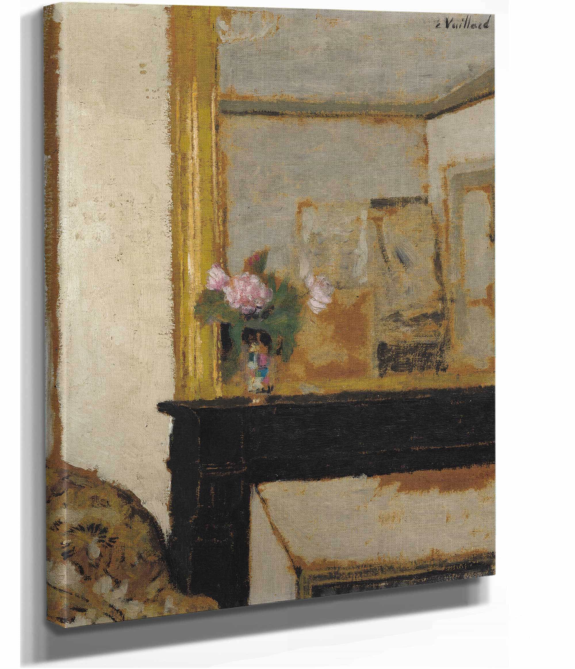 Vase Of Flowers On A Mantelpiece by Edouard Vuillard - Image 2