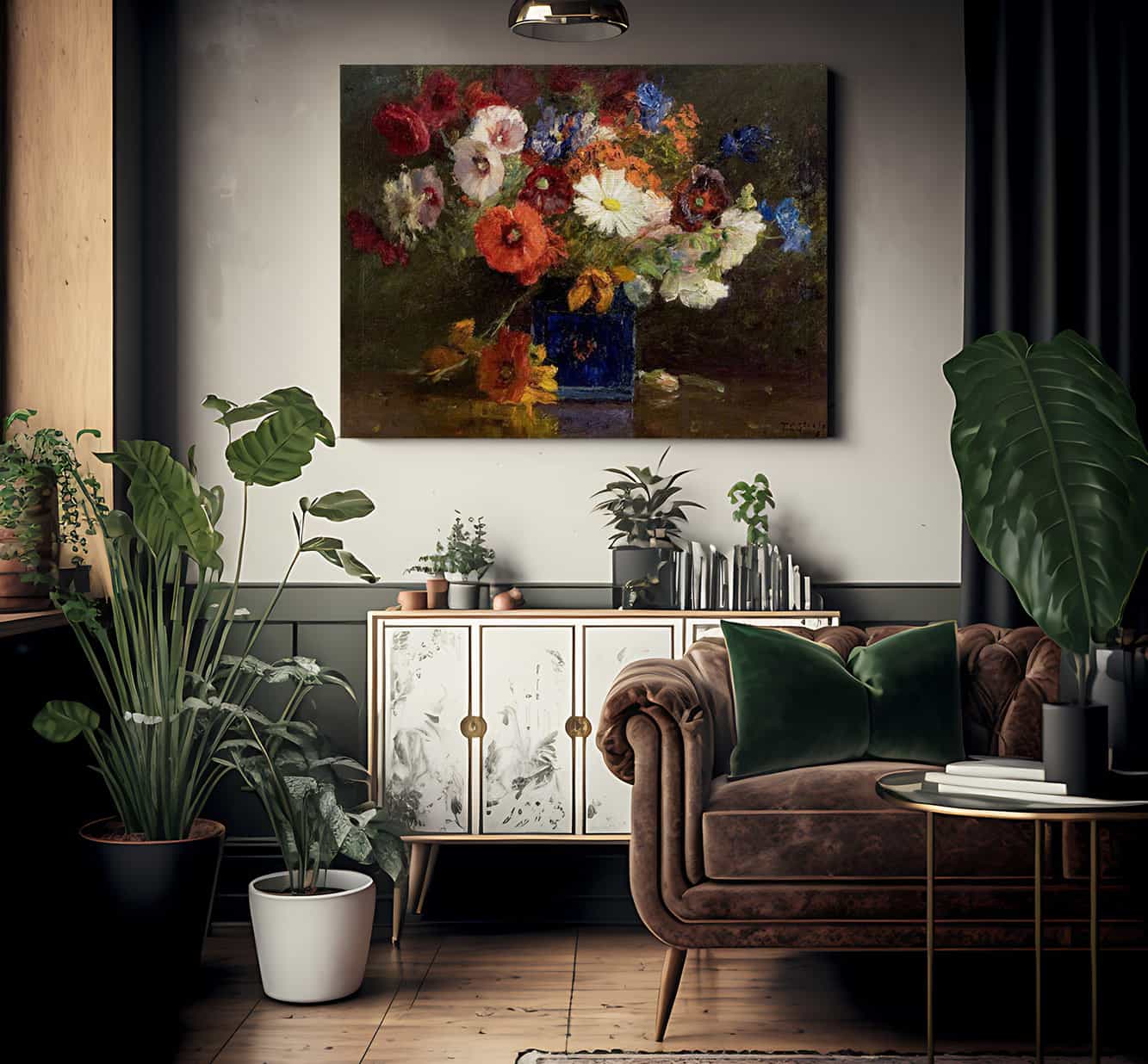 Vase Of Flowers By Theodore Clement Steele - Image 2