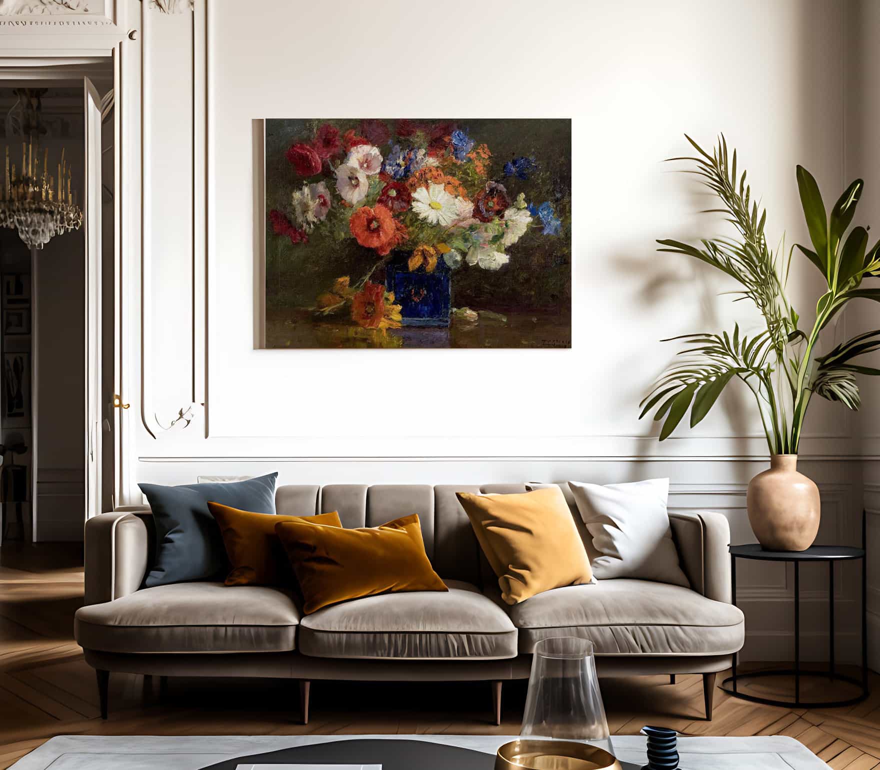 Vase Of Flowers By Theodore Clement Steele - Image 3