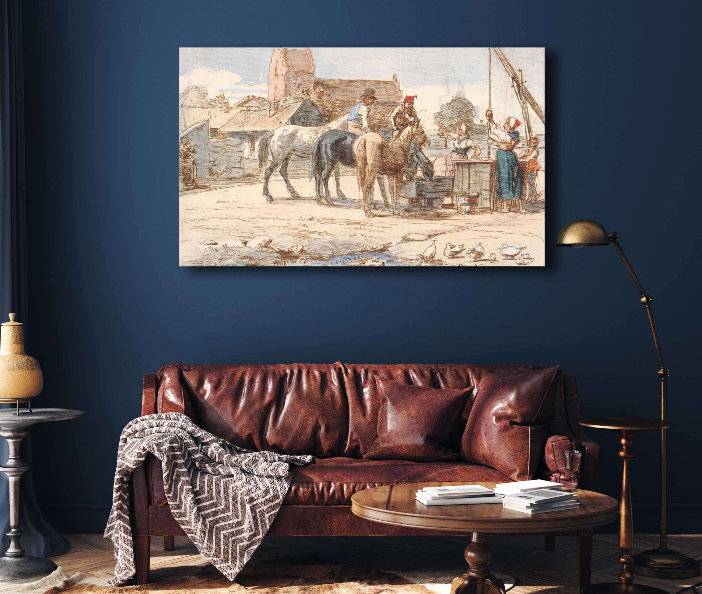 Ved Bronden Uden For Landsbyen by Wilhelm Marstrand - Image 4