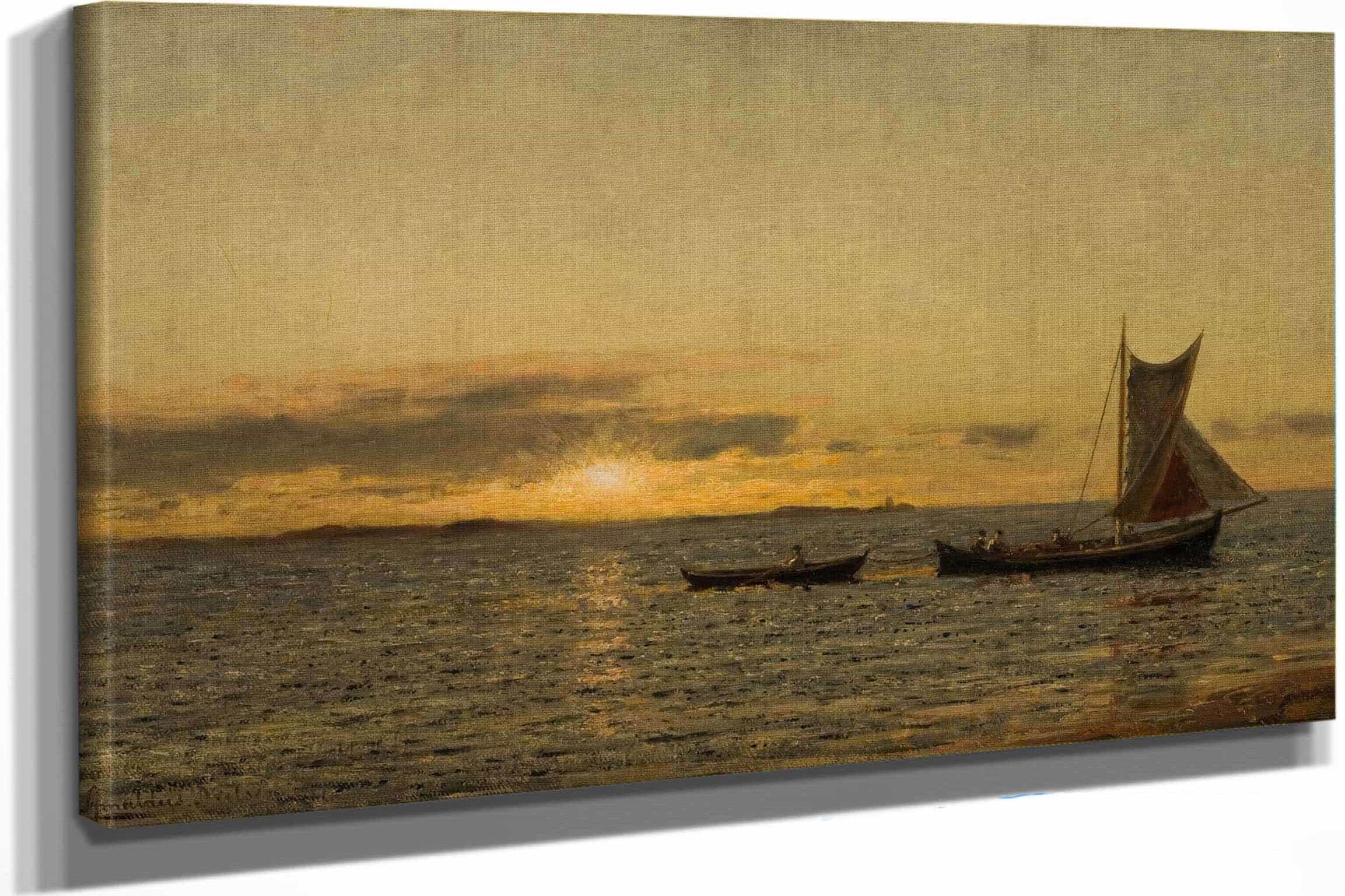 Ved Solnedgang by Amaldus Nielsen