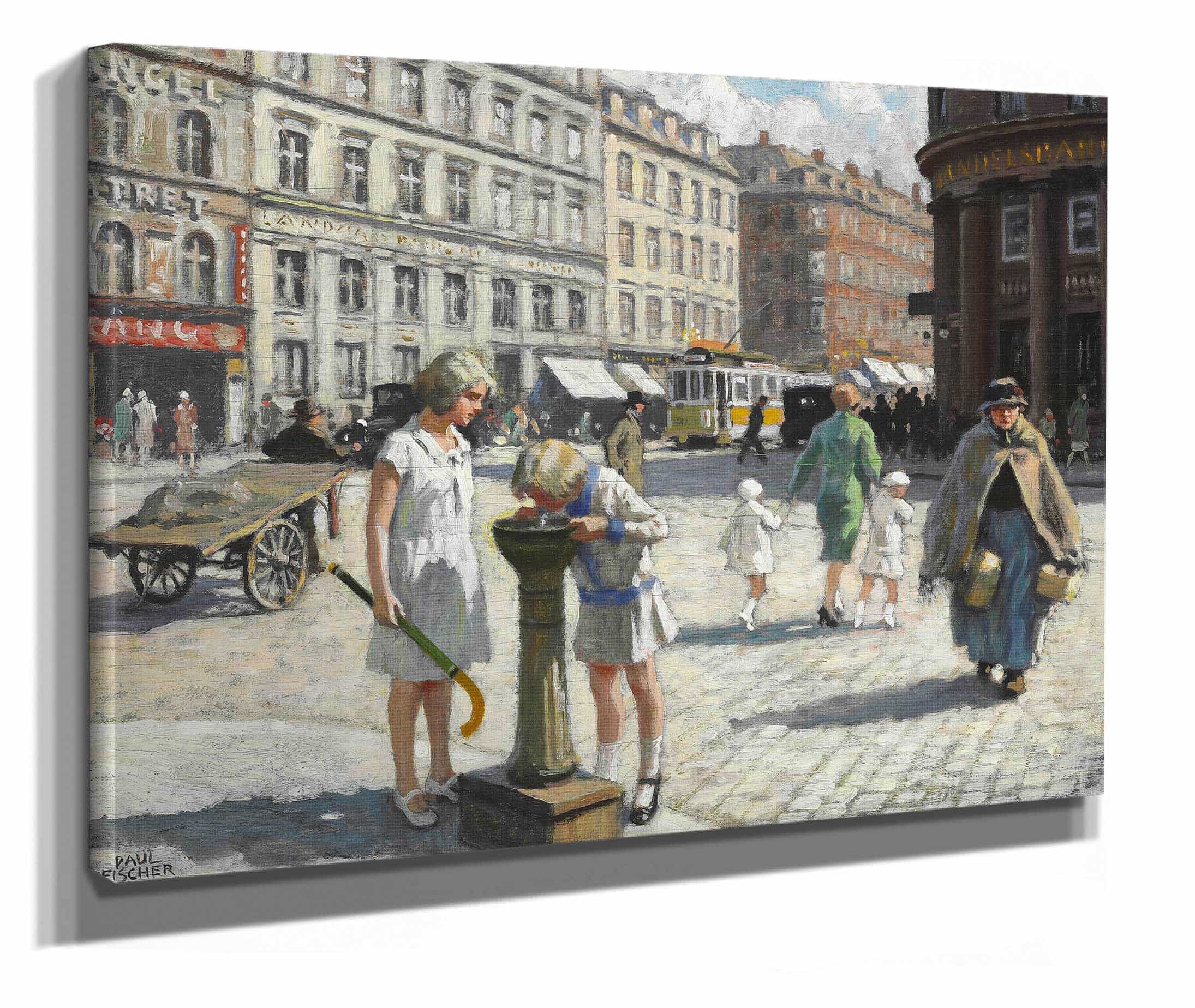 Ved Trianglen I Kobenhavn En Varm Sommerdag by Paul Fischer - Image 2
