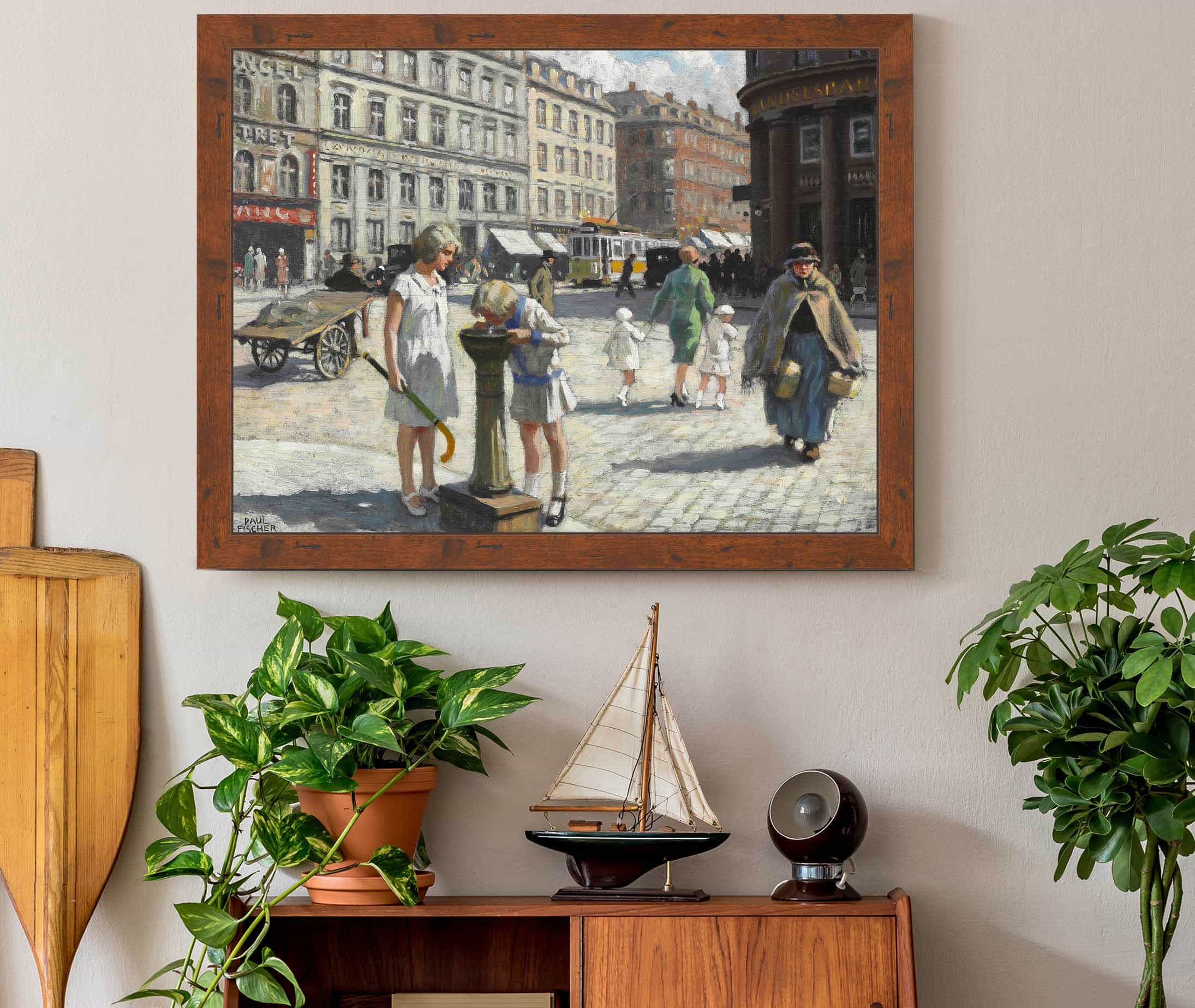 Ved Trianglen I Kobenhavn En Varm Sommerdag by Paul Fischer - Image 3