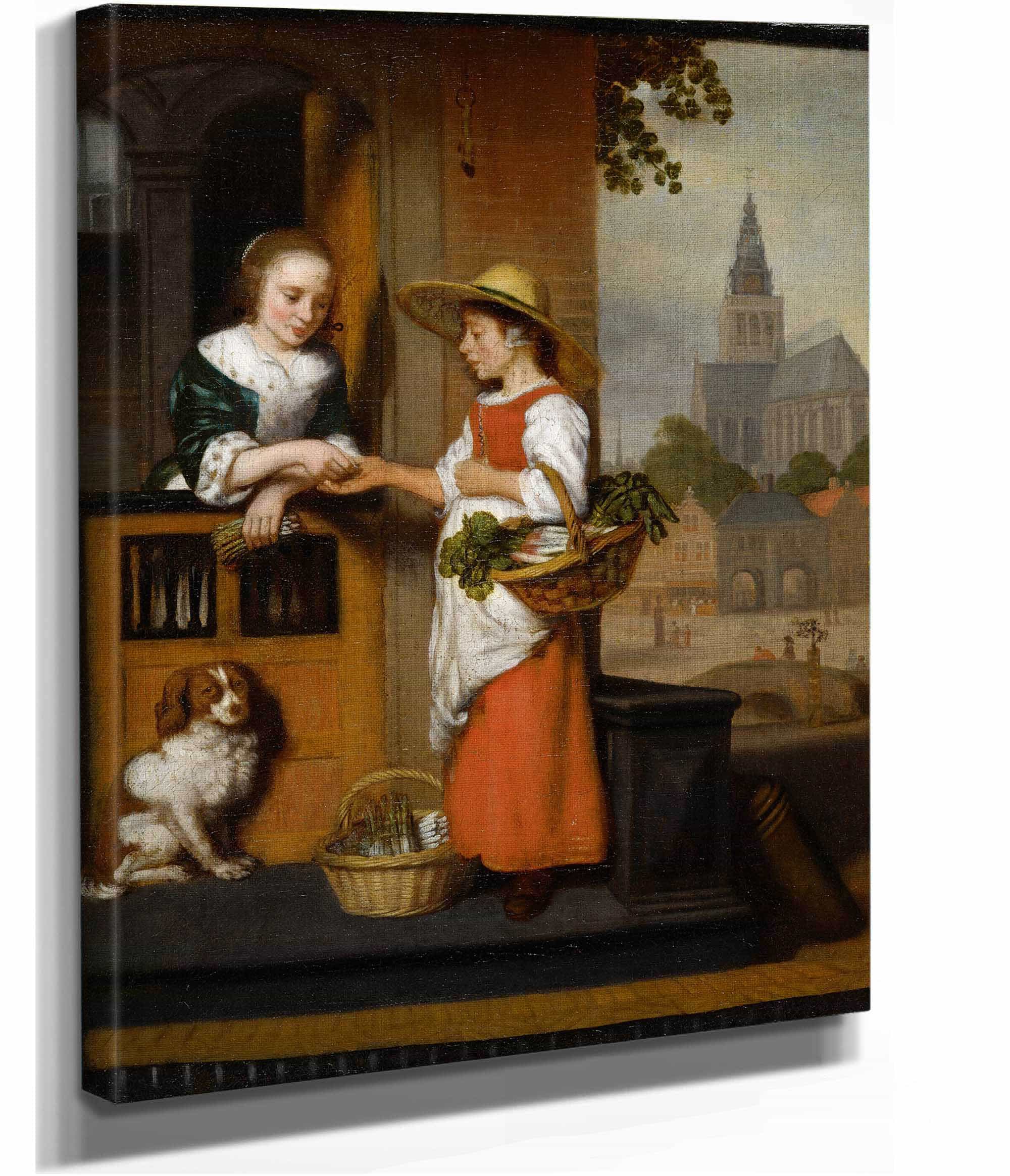 Vegetable Seller S by Nicolaes Maes - Image 2