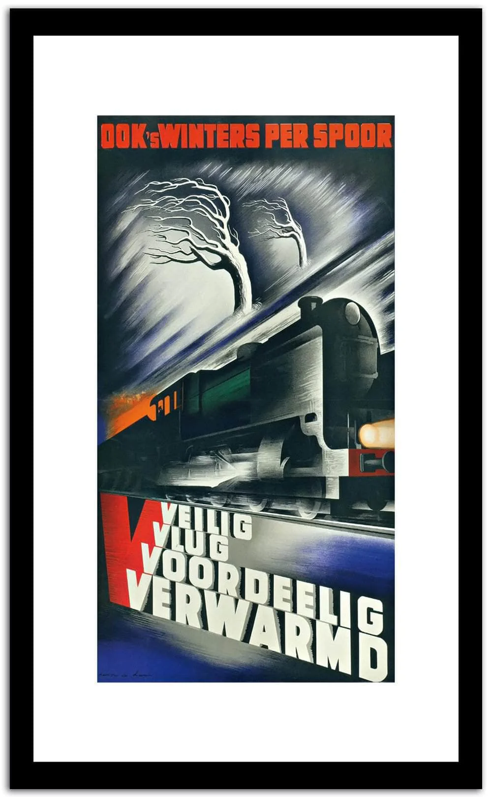 Veilig Vlug Voordelig Vintage Poster