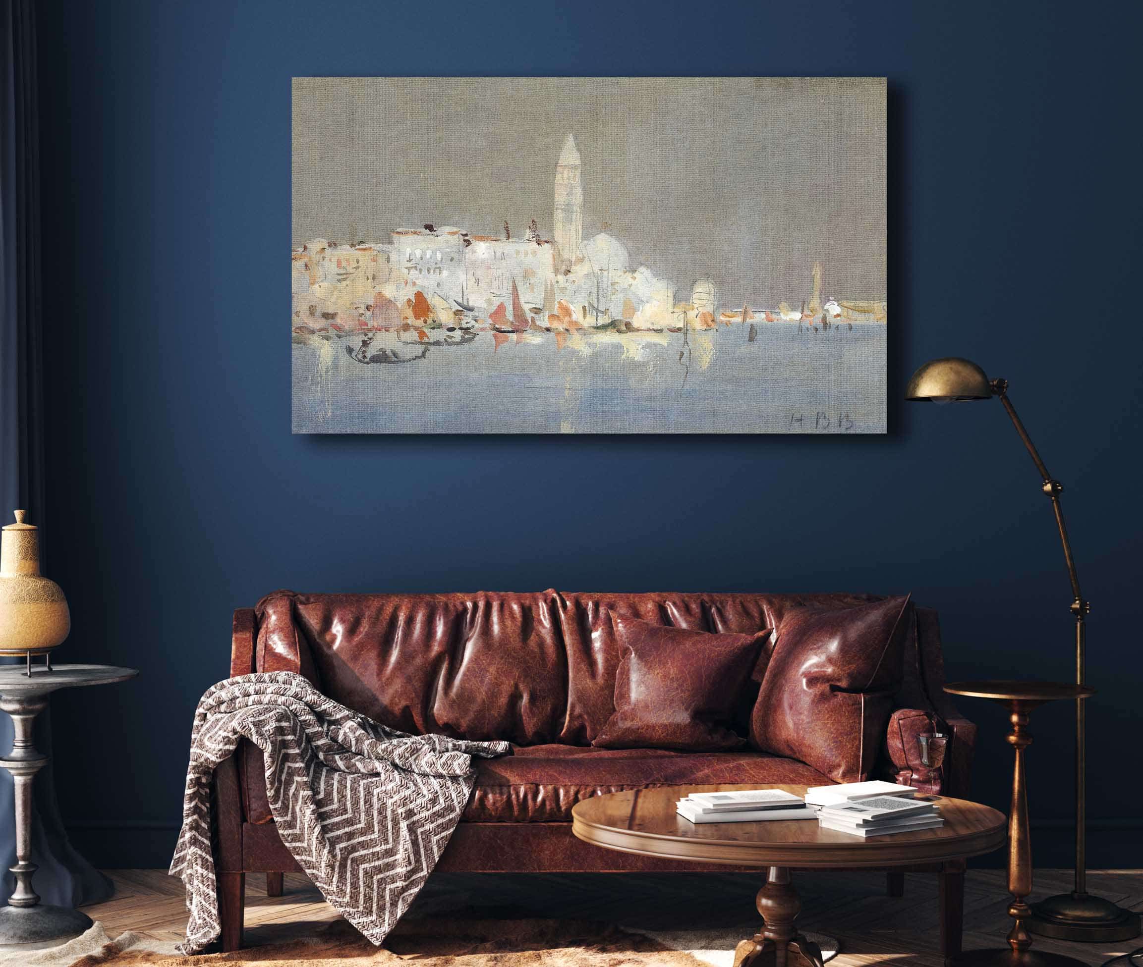 Venetian Capriccio With A Campanile by Hercules Brabazon Brabazon - Image 4