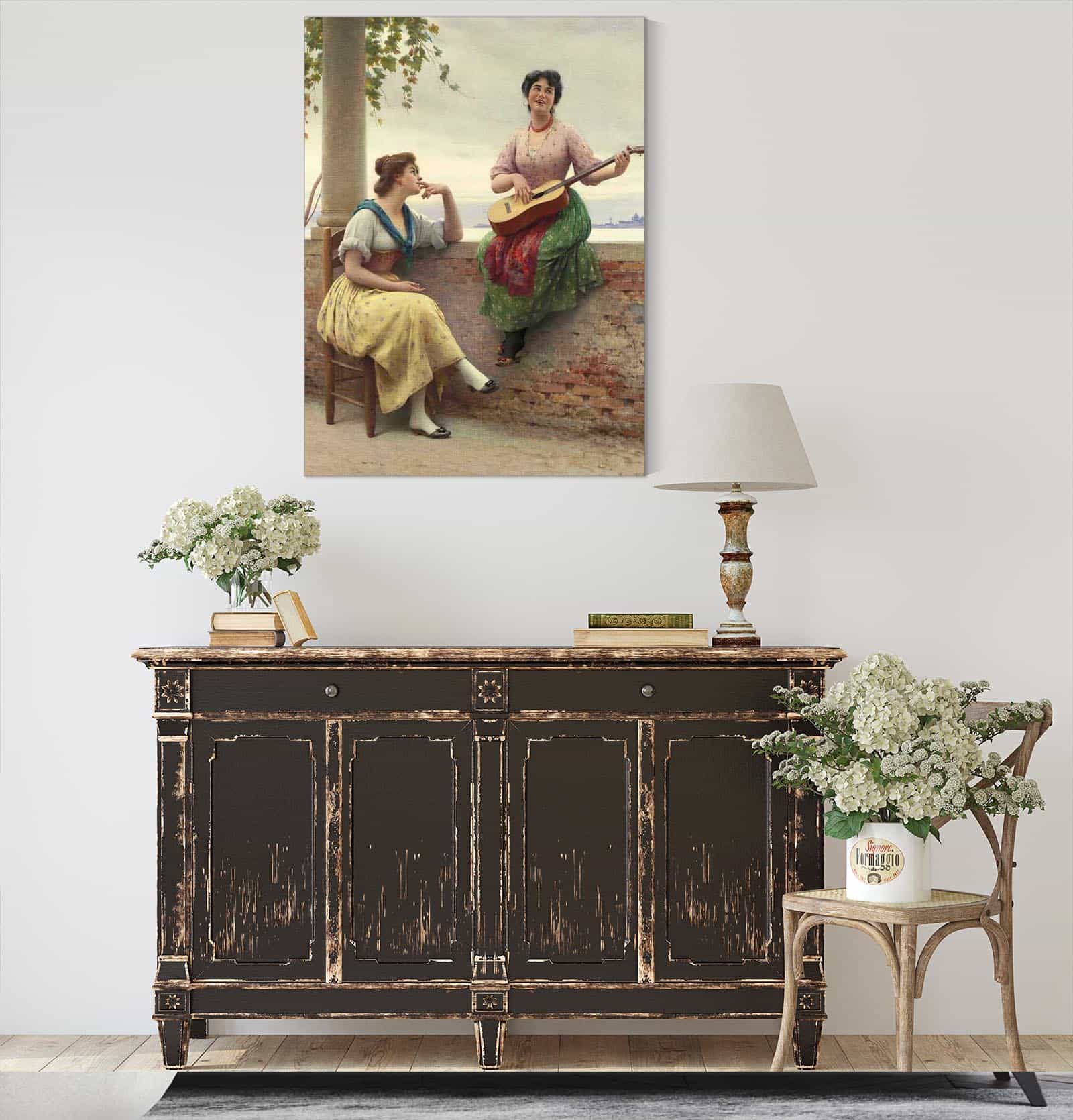 Venetian Melody by Eugen Von Blaas - Image 4