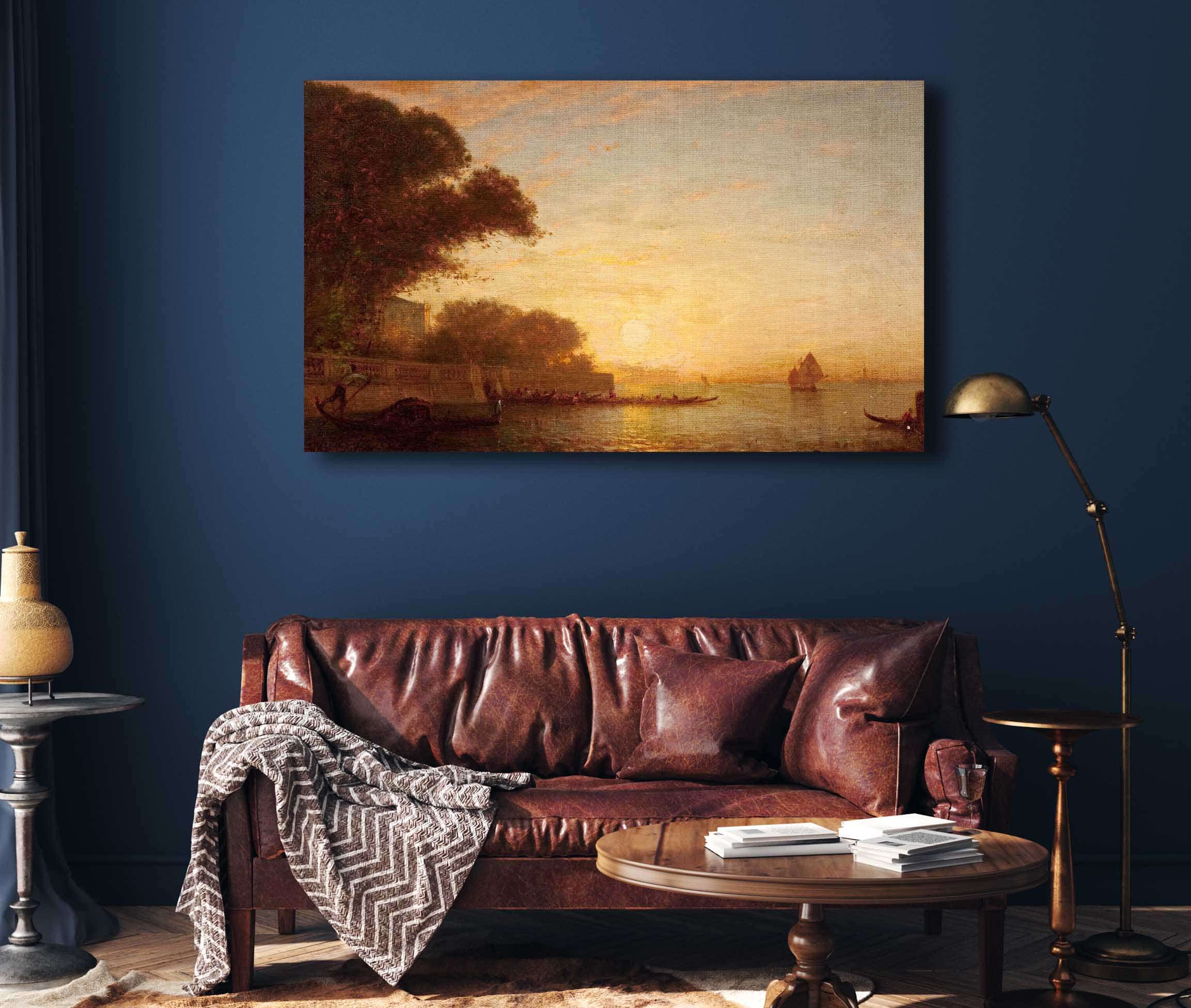 Venetian Scene by Felix Ziem - Image 4