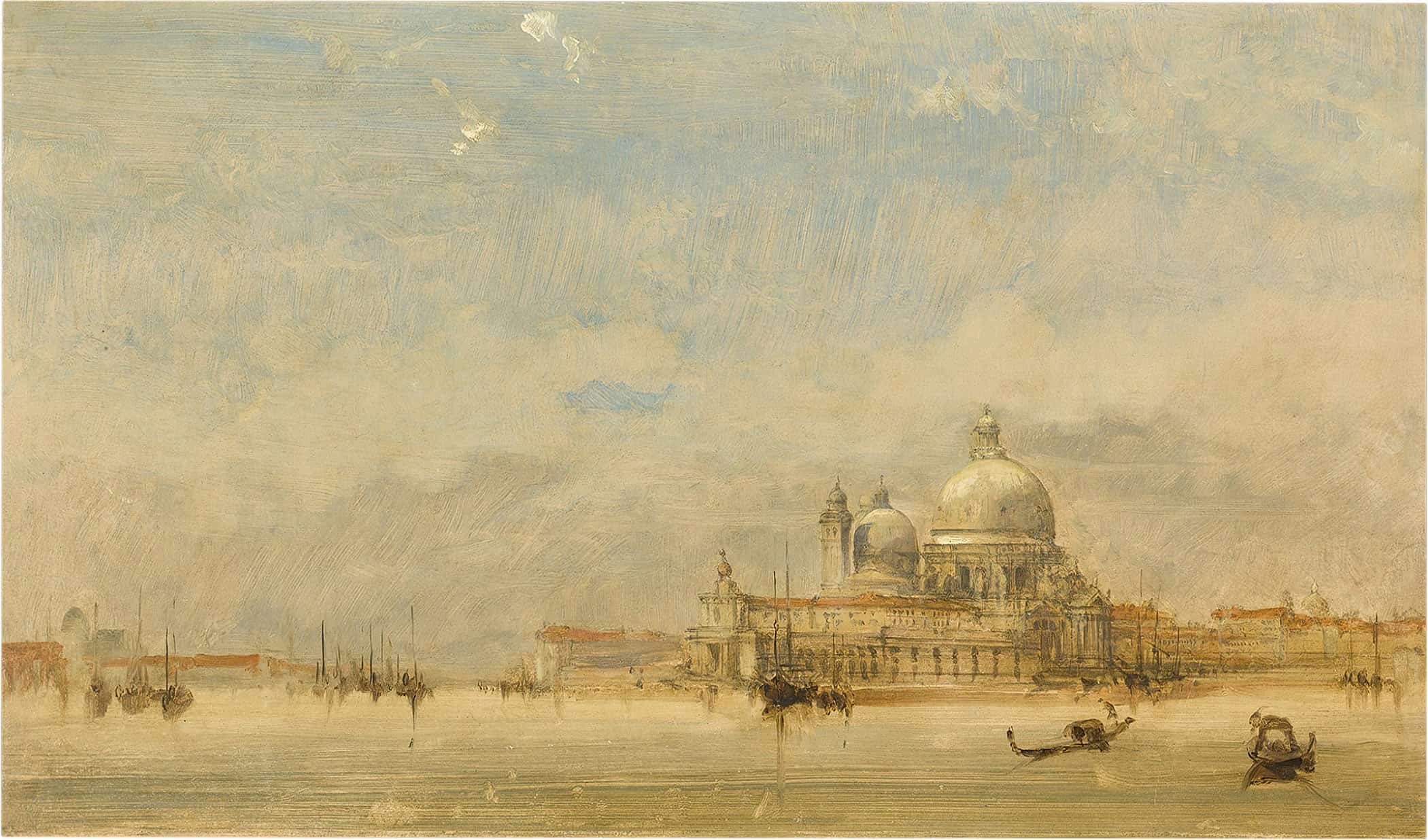 Venice A View Of The Basilica Of Santa Maria Della Salute by David Roberts - Image 2