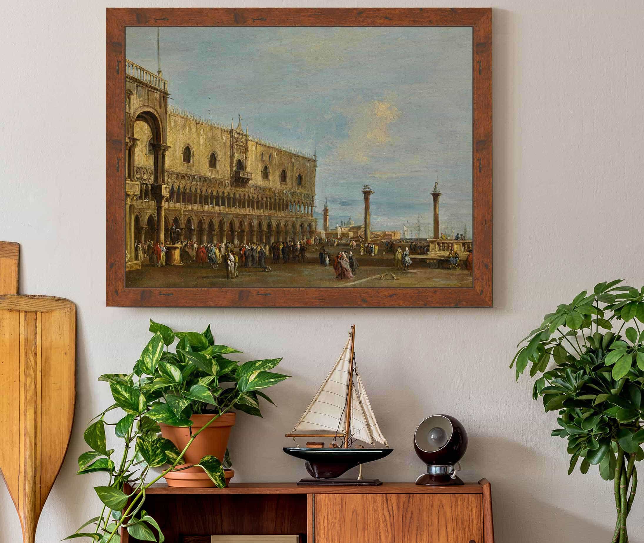Venice A View Of The Piazzetta Looking South With The Palazzo Ducale by Francesco Guardi - Image 3