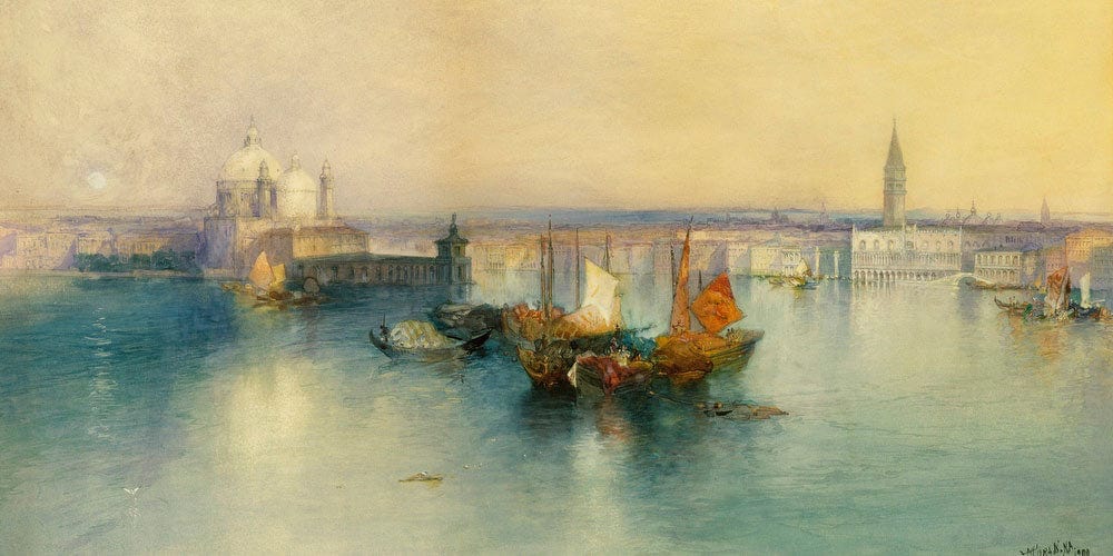 Venice From The Tower Of San Giorgio By Thomas Moran - Image 2