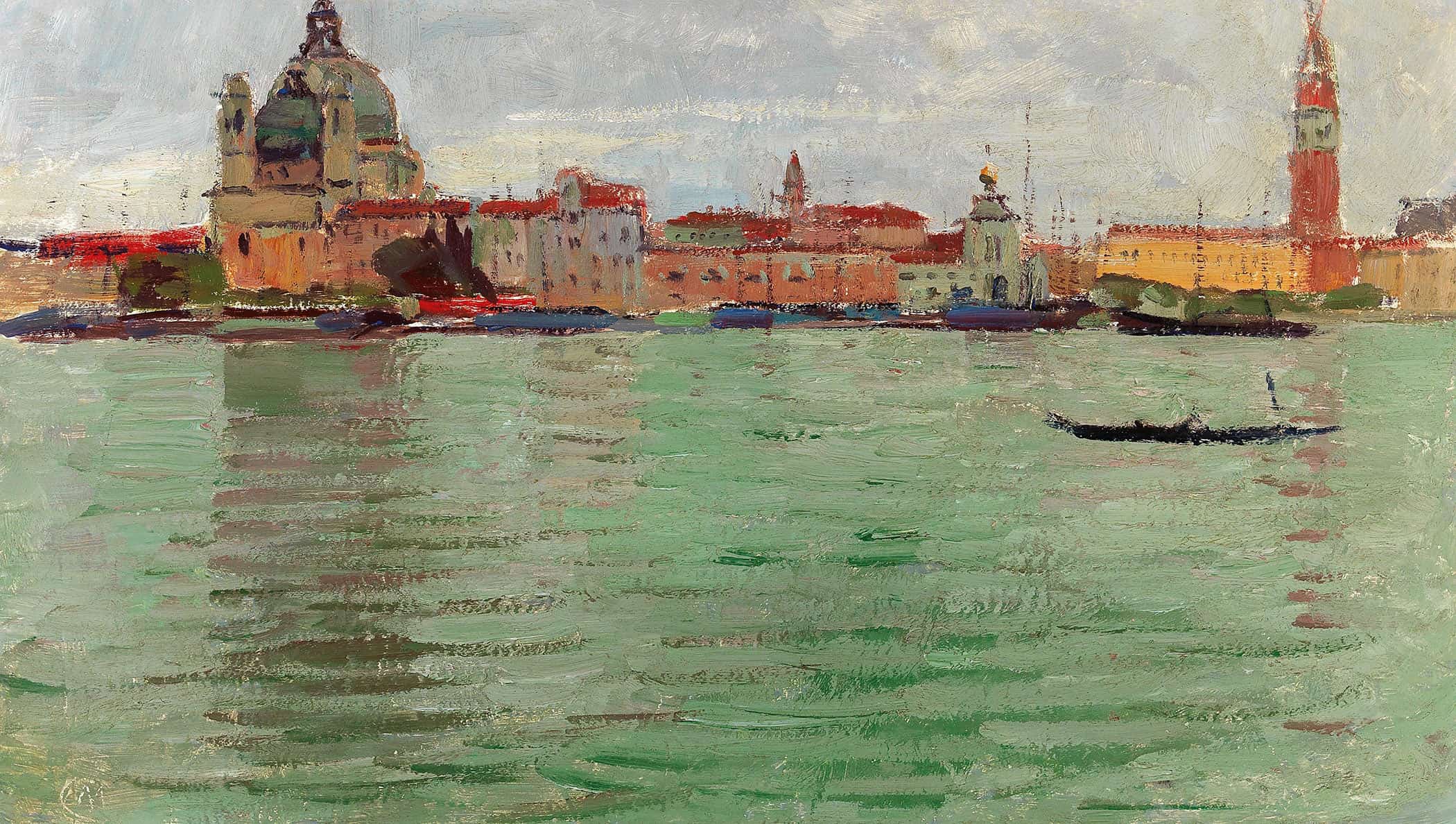 Venice Santa Maria Della Salute And Campanile Di San Marco by Carl Moll - Image 2