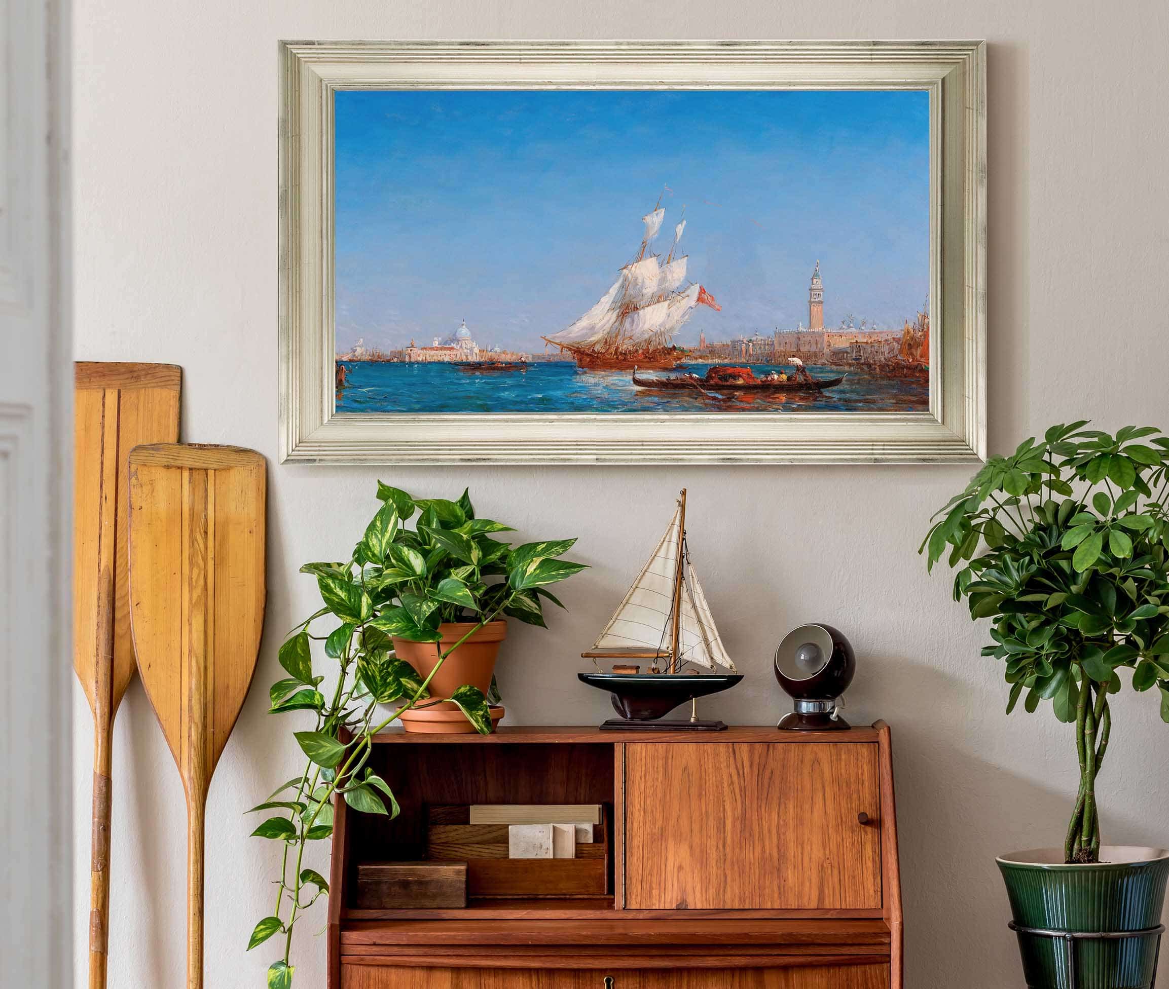 Venice The Bacino Di San Marco by Felix Ziem - Image 6