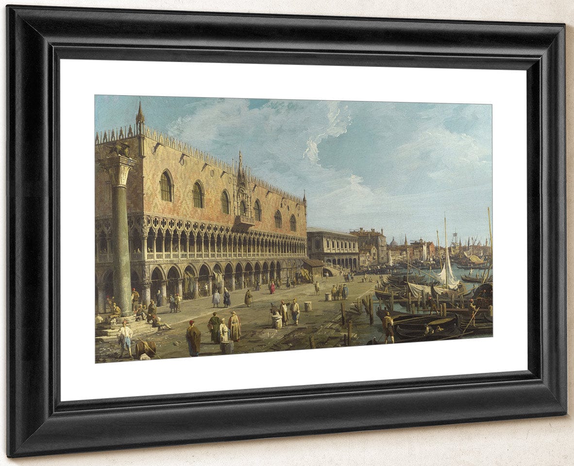 Venice The Doge's Palace And The Riva Degli Schiavoni By Canaletto - Image 2