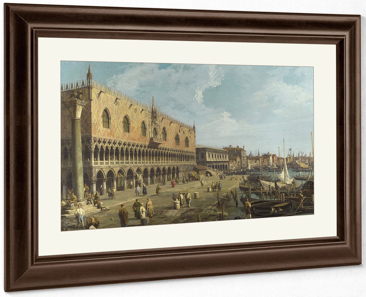 Venice The Doge's Palace And The Riva Degli Schiavoni By Canaletto - Image 3
