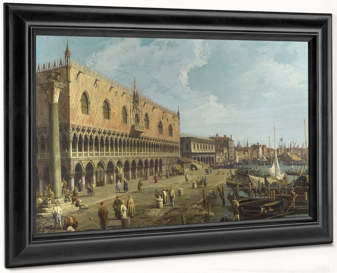 Venice The Doge's Palace And The Riva Degli Schiavoni By Canaletto - Image 6