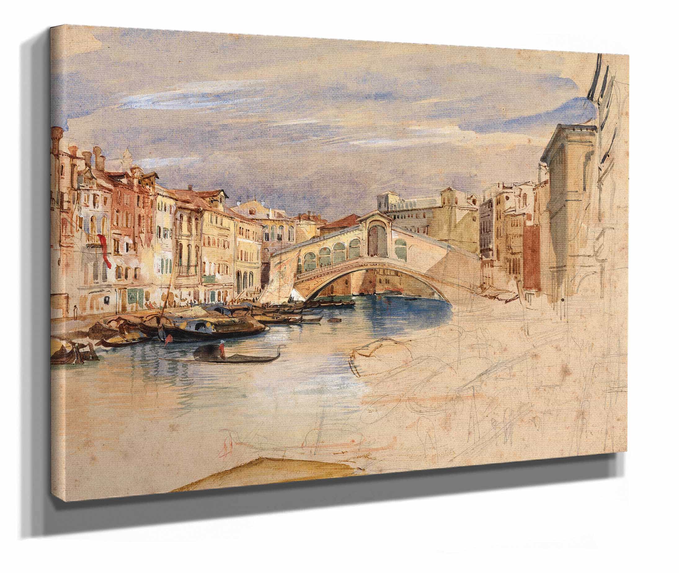 Venice The Grand Canal And Rialto by John Frederick Lewis - Image 2