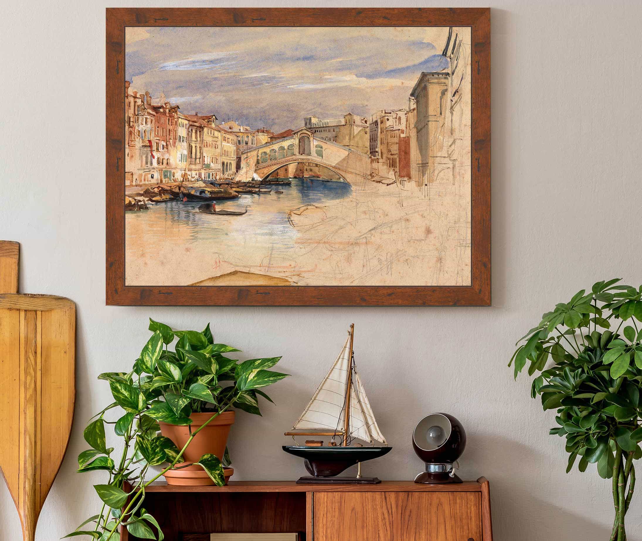 Venice The Grand Canal And Rialto by John Frederick Lewis - Image 3