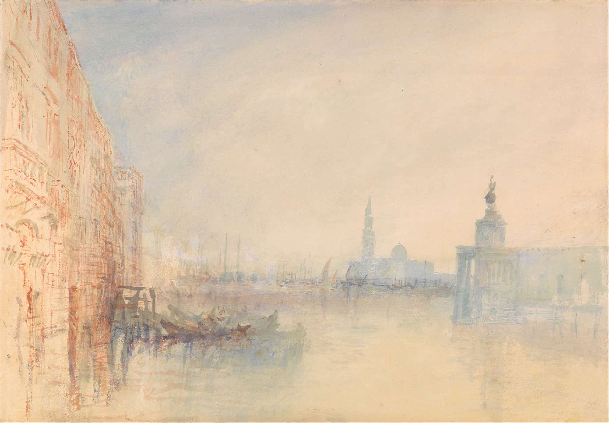Venice The Mouth Of The Grand Canal by Joseph Mallord William Turner