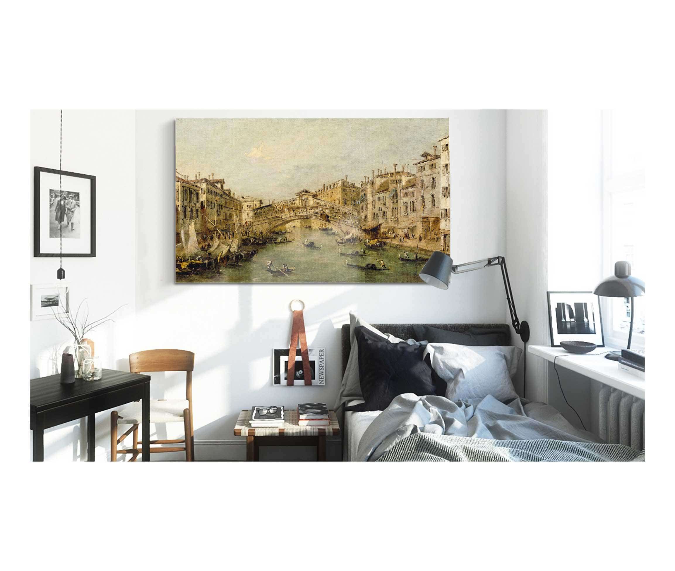 Venice The Rialto by Francesco Guardi - Image 3