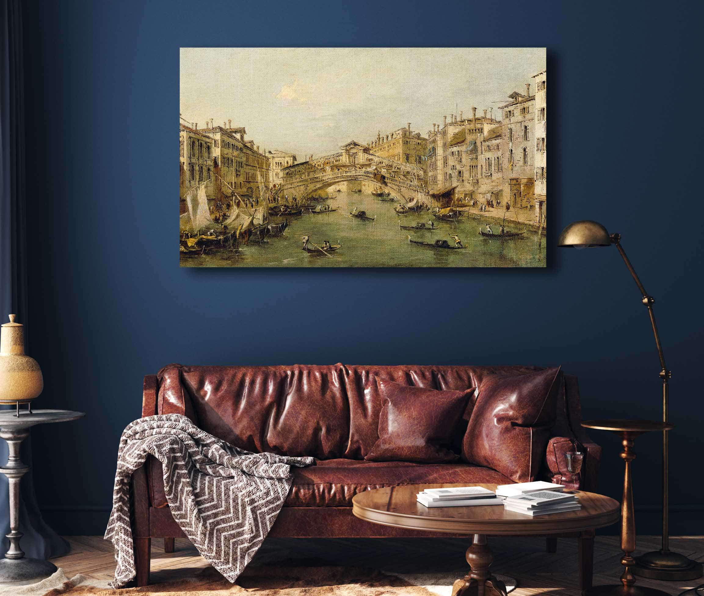 Venice The Rialto by Francesco Guardi - Image 4