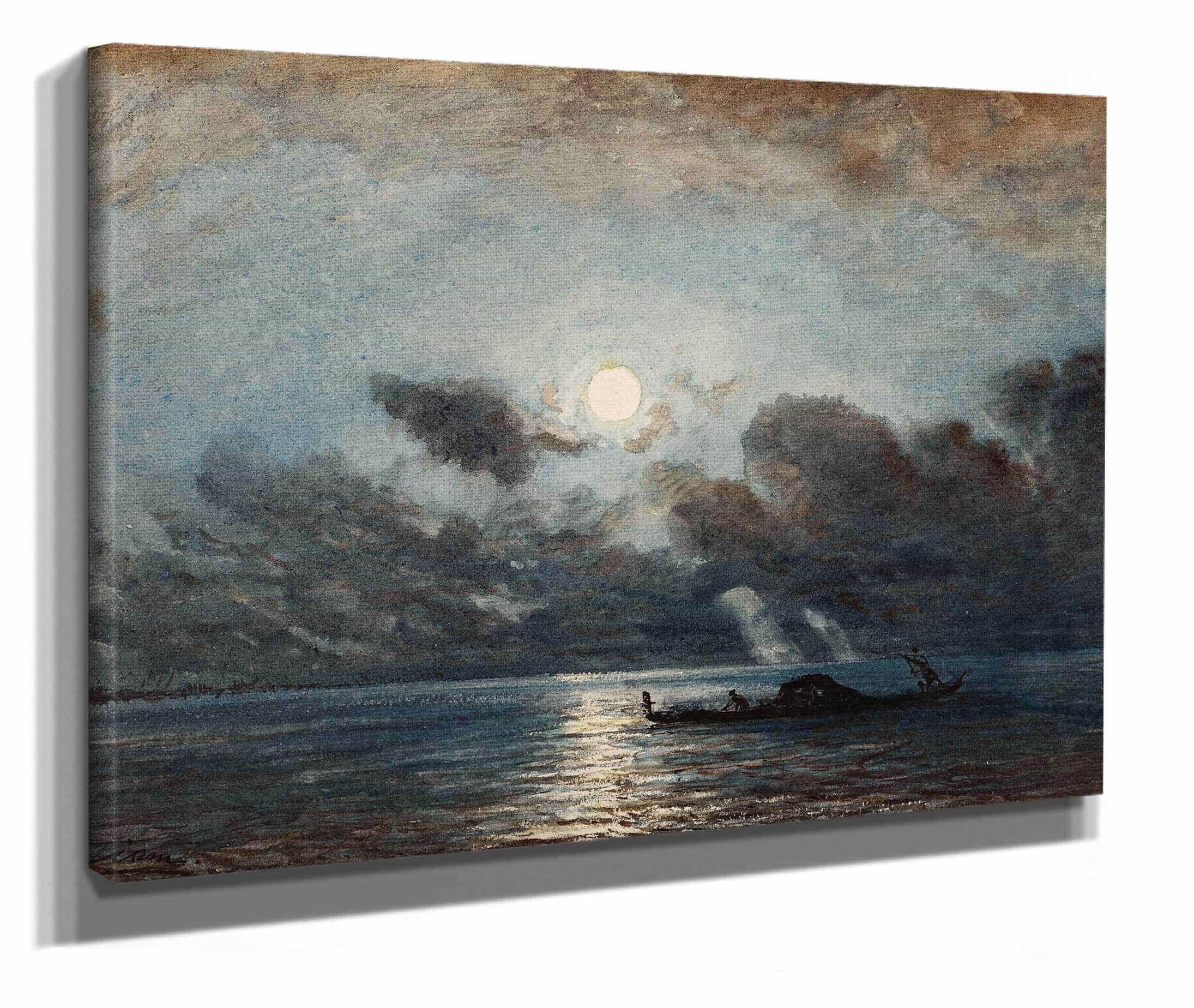 Venise Clair De Lune by Felix Ziem