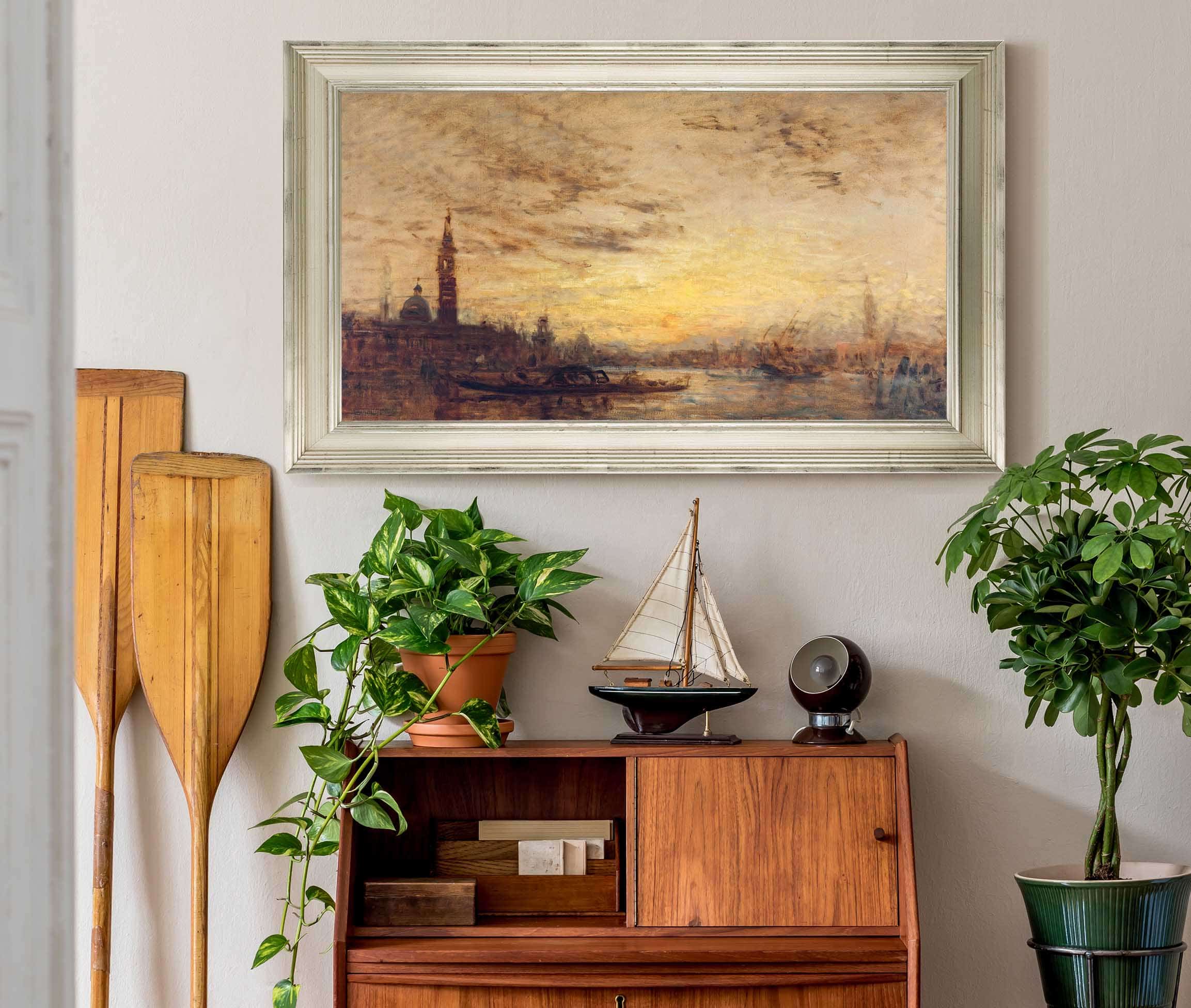 Venise La Giudecca Au Crepuscule by Felix Ziem - Image 6