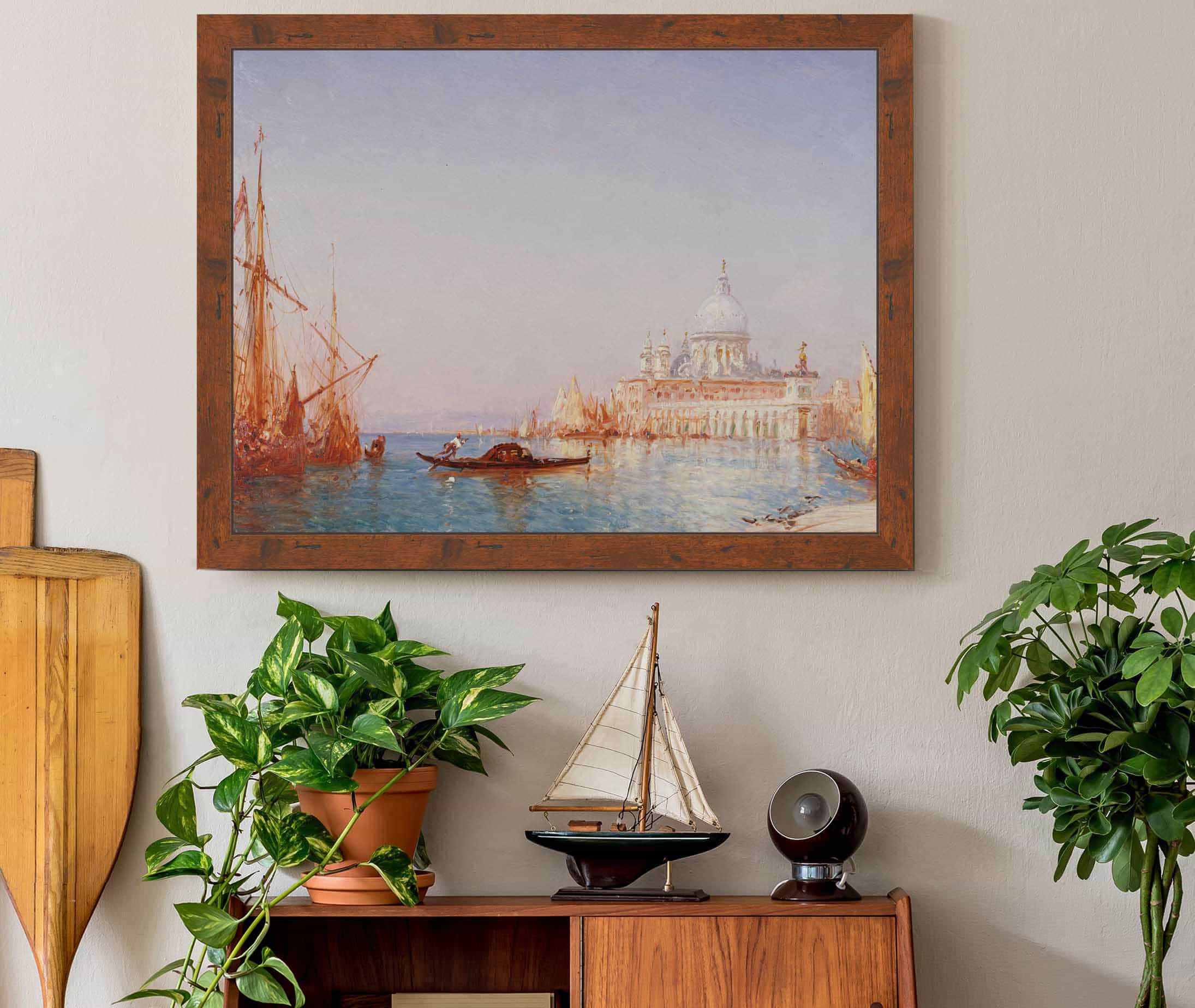 Venise La Salute Effet De Matin by Felix Ziem - Image 3