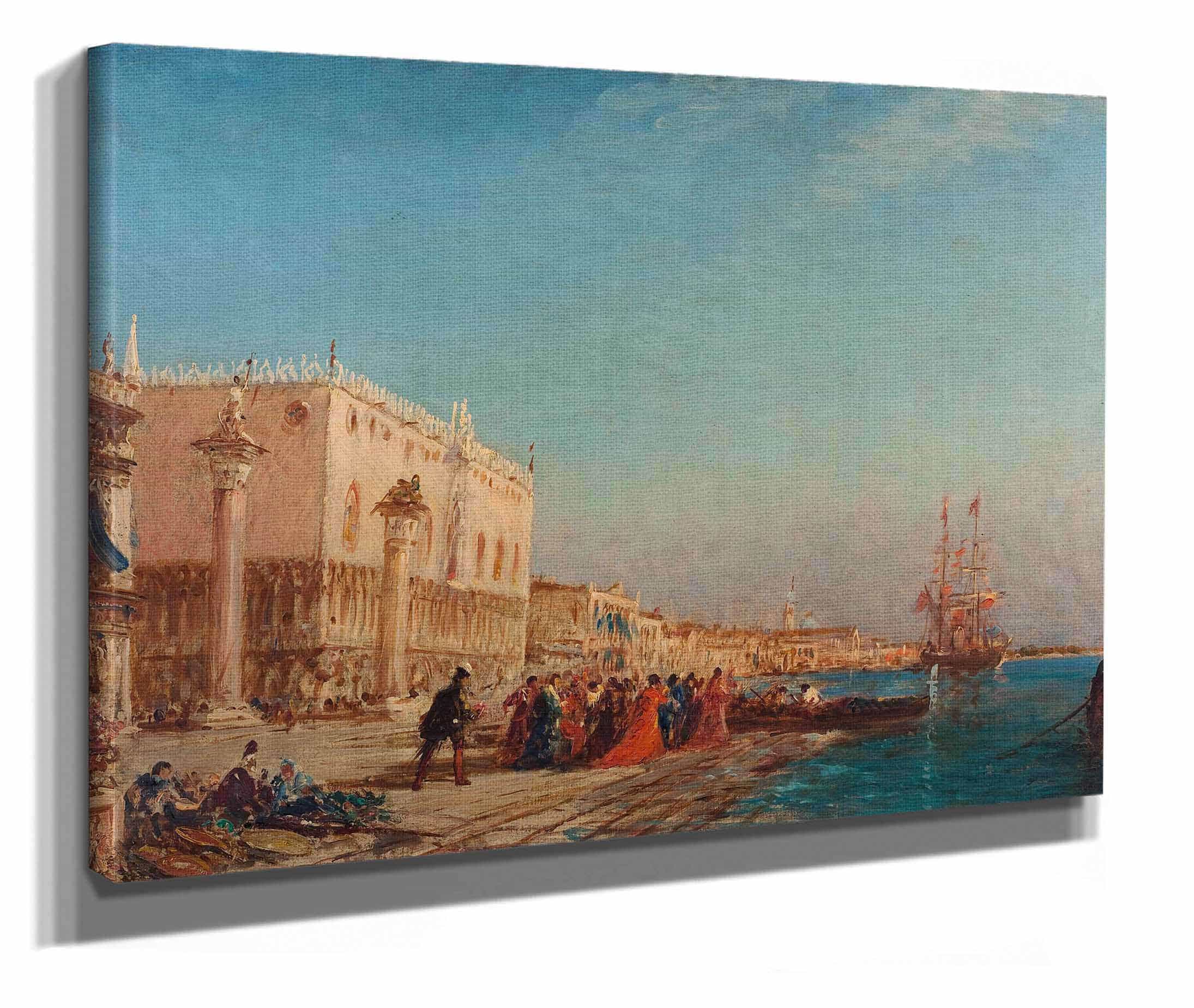 Venise Le Palais Des Doges by Felix Ziem