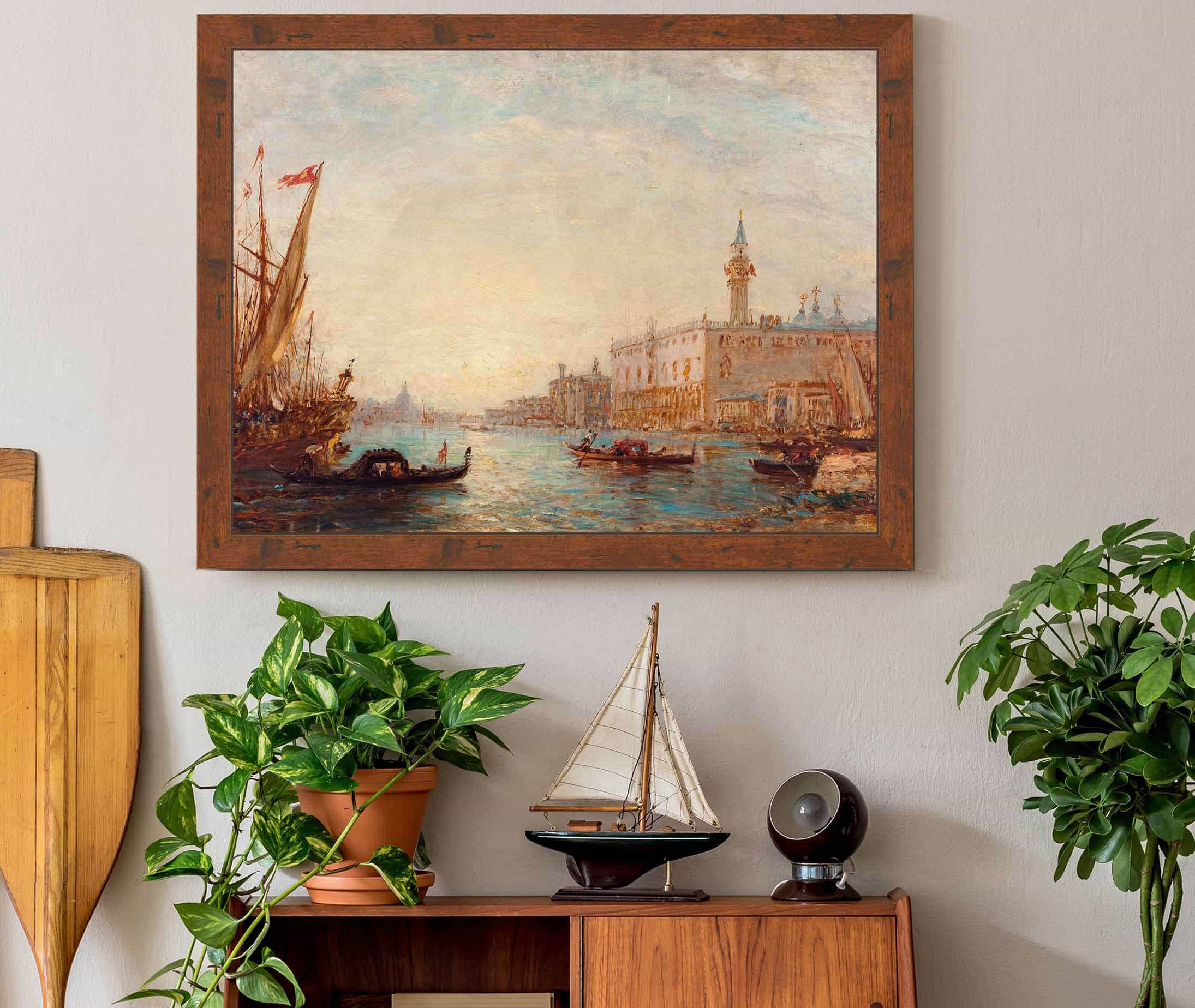 Venise Le Palais Des Doges by Felix Ziem - Image 6