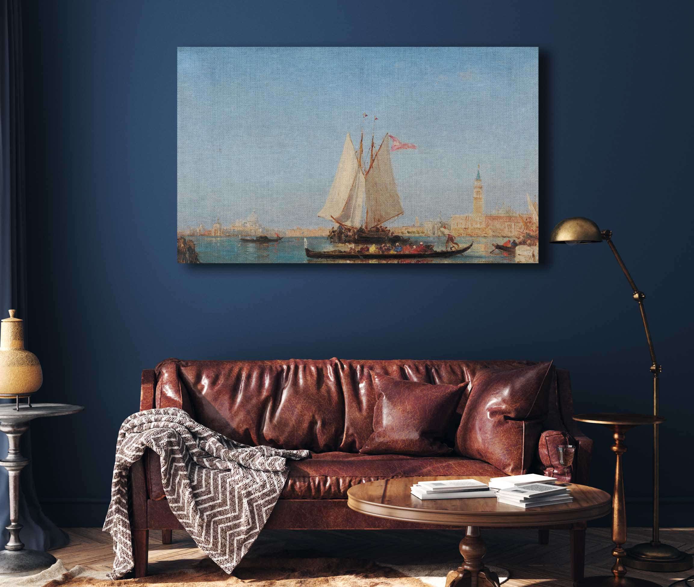 Venise Lentree Du Grand Canal by Felix Ziem - Image 4