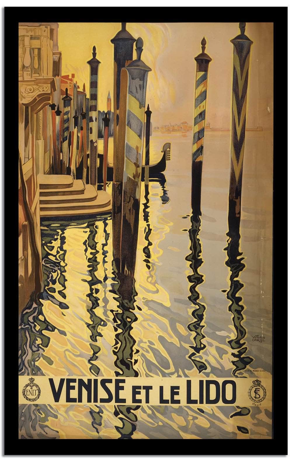 Venise Et Le Lido Vintage Poster - Image 2