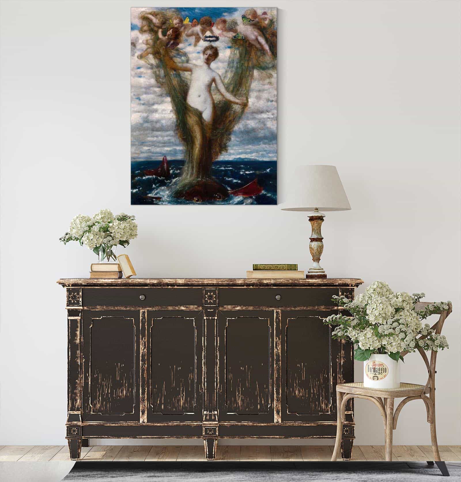 Venus Anadyomene by Arnold Bocklin - Image 4