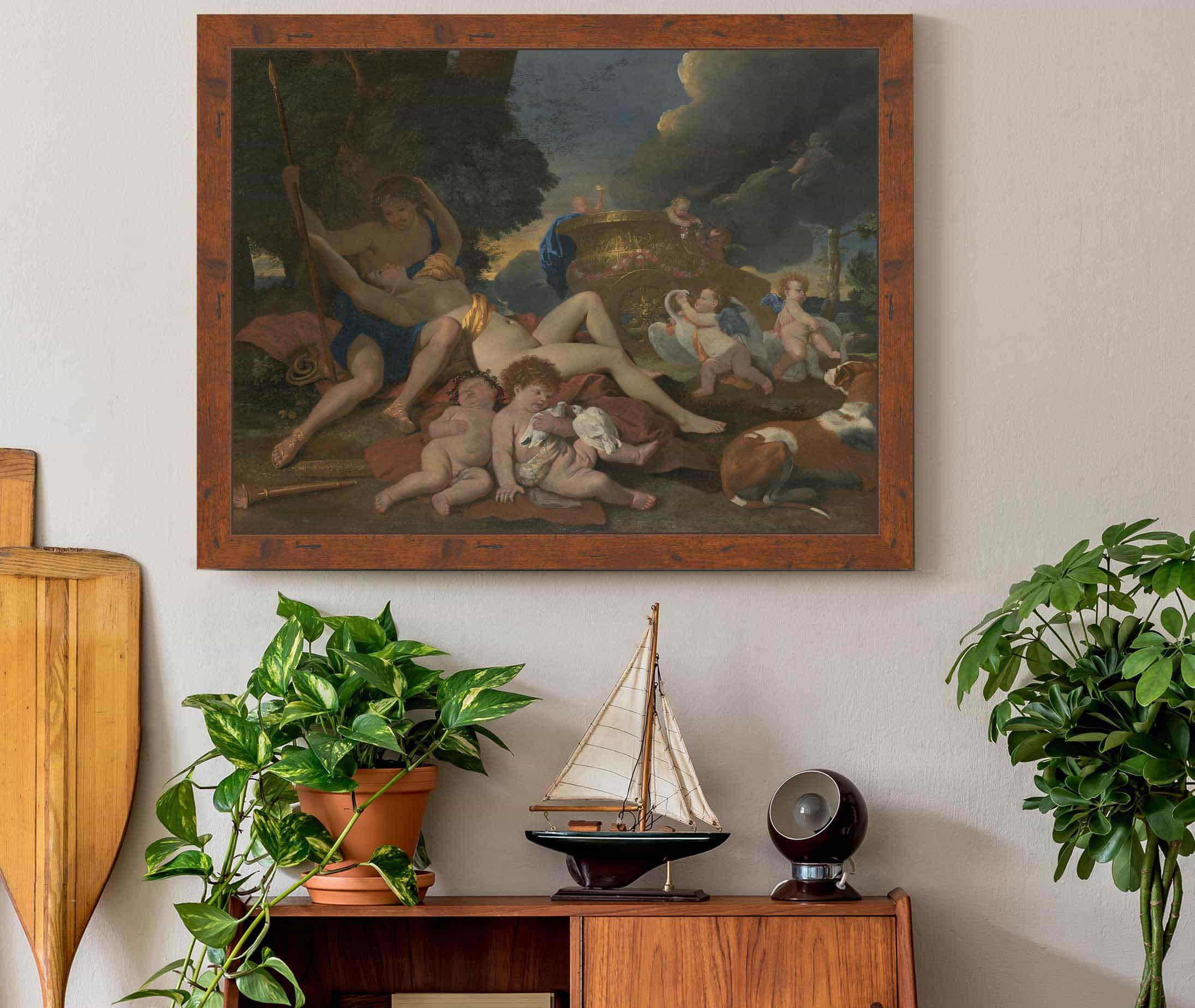 Venus And Adonis by Nicolas Poussin - Image 2
