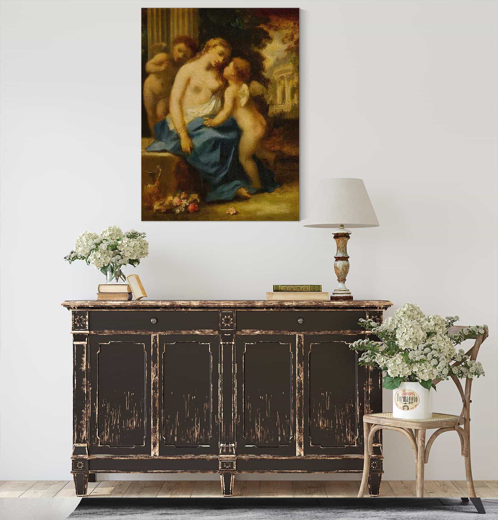Venus And Cupids by Narcisse Virgile Diaz De La Pena - Image 4