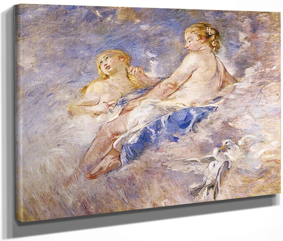 Venus At The Forge Of Vulcan After Boucher 1883 1884 Oil On Canvas By Berthe Morisot
