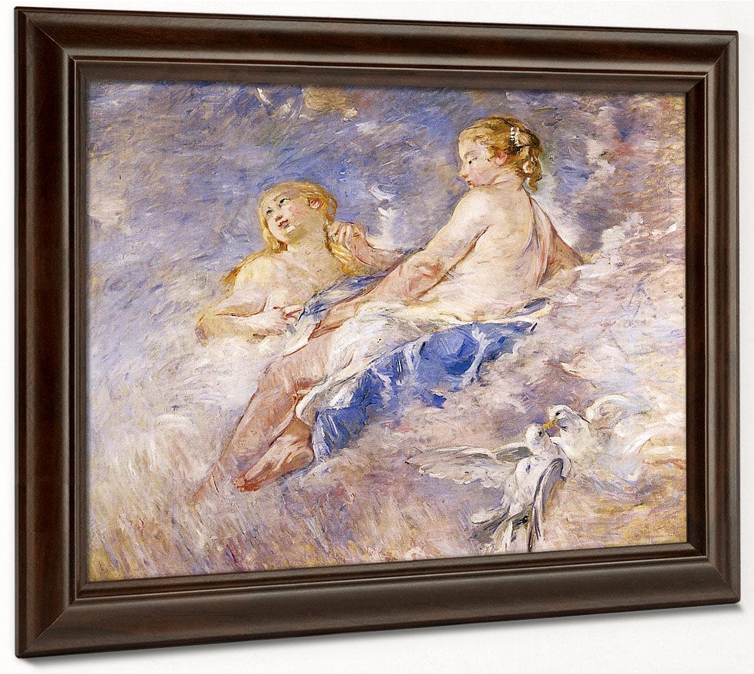 Venus At The Forge Of Vulcan After Boucher 1883 1884 Oil On Canvas By Berthe Morisot - Image 6