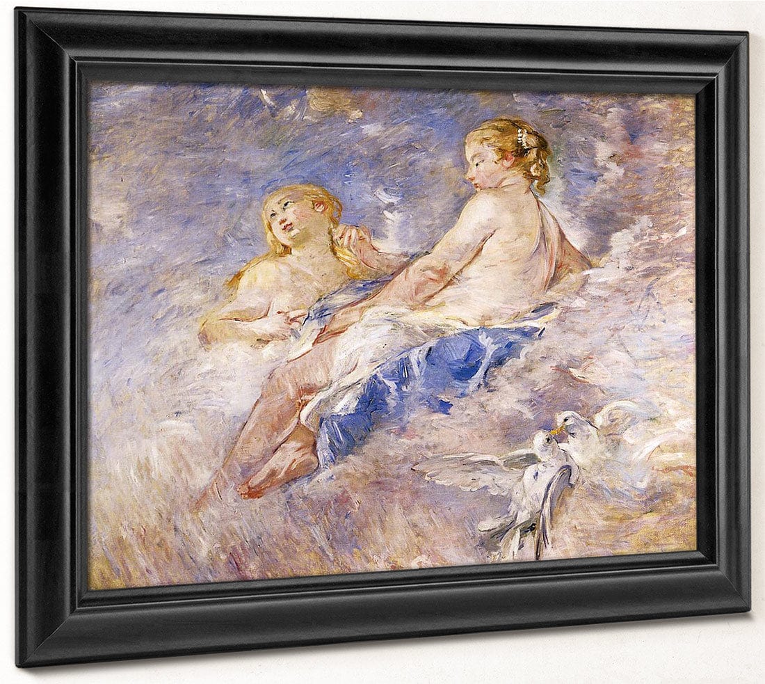 Venus At The Forge Of Vulcan After Boucher 1883 1884 Oil On Canvas By Berthe Morisot - Image 8