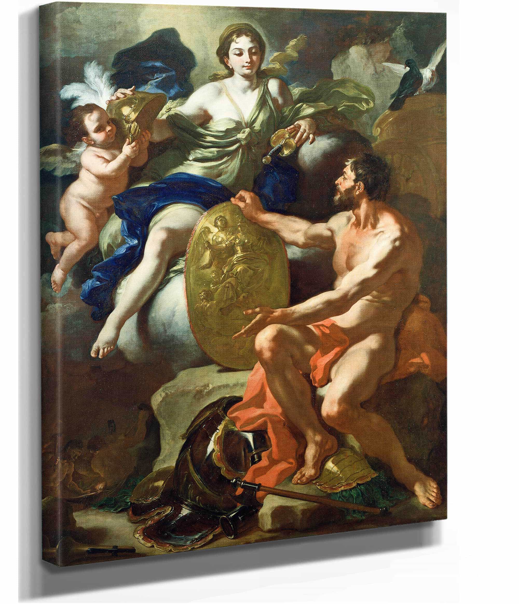 Venus At The Forge Of Vulcan by Francesco Solimena - Image 2
