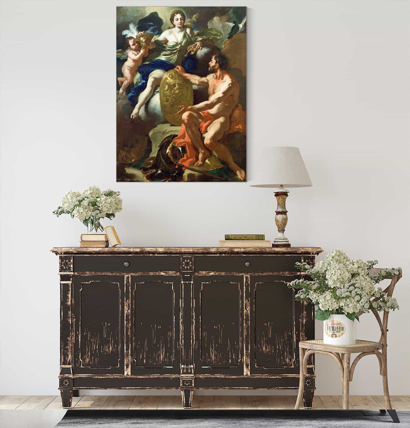Venus At The Forge Of Vulcan by Francesco Solimena - Image 4