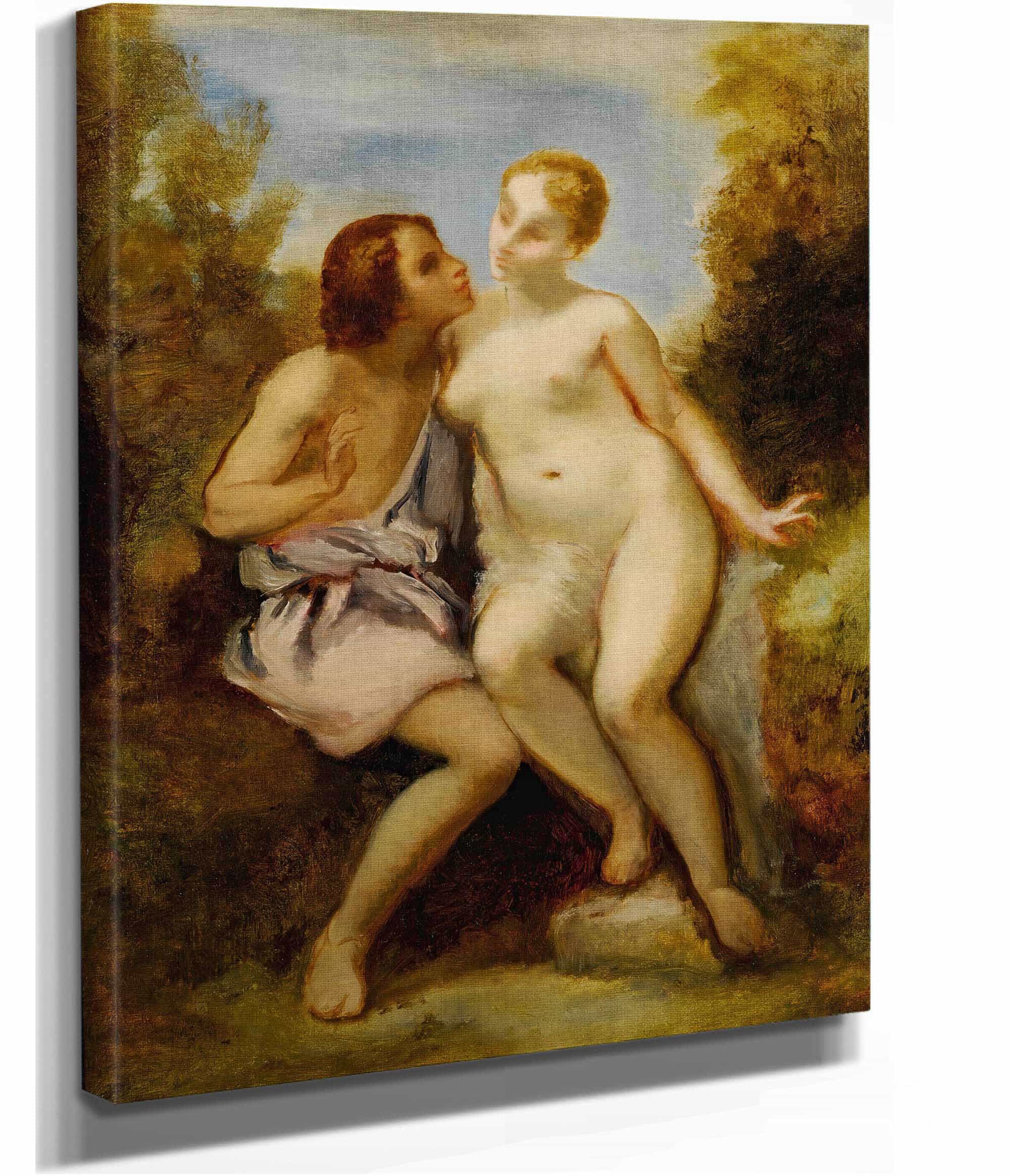 Venus Et Adonis by Narcisse Virgile Diaz De La Pena - Image 2