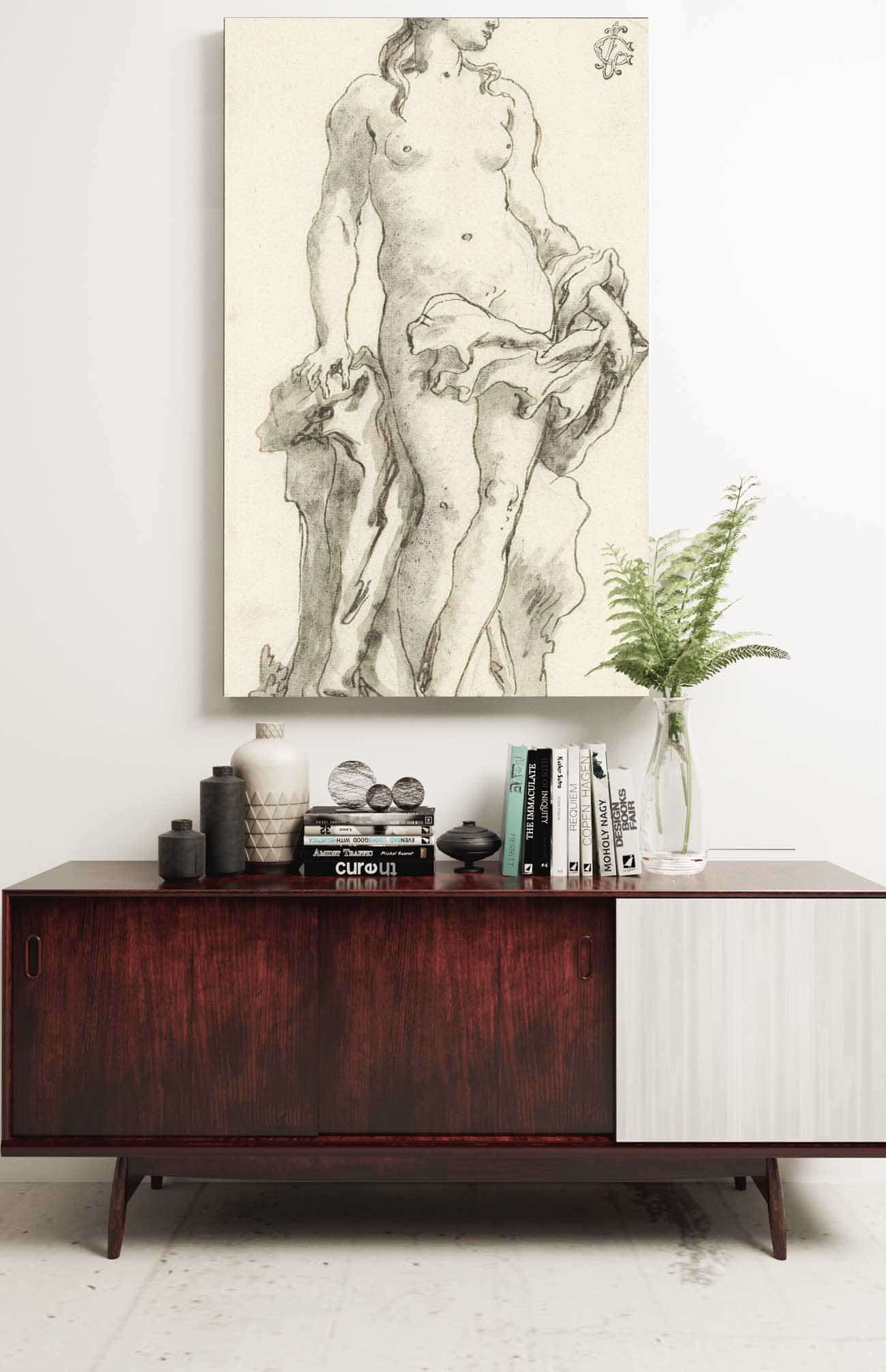 Venus Mid Th Early Th Century by Giovanni Domenico Tiepolo - Image 2