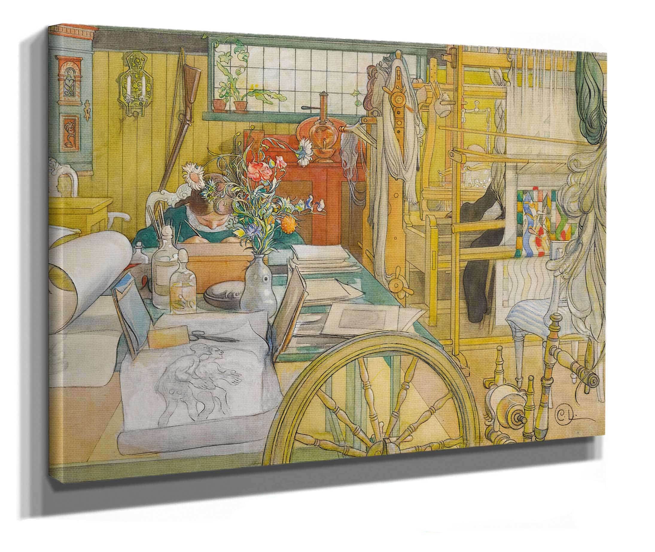 Verkstaden The Workshop by Carl Larsson - Image 2