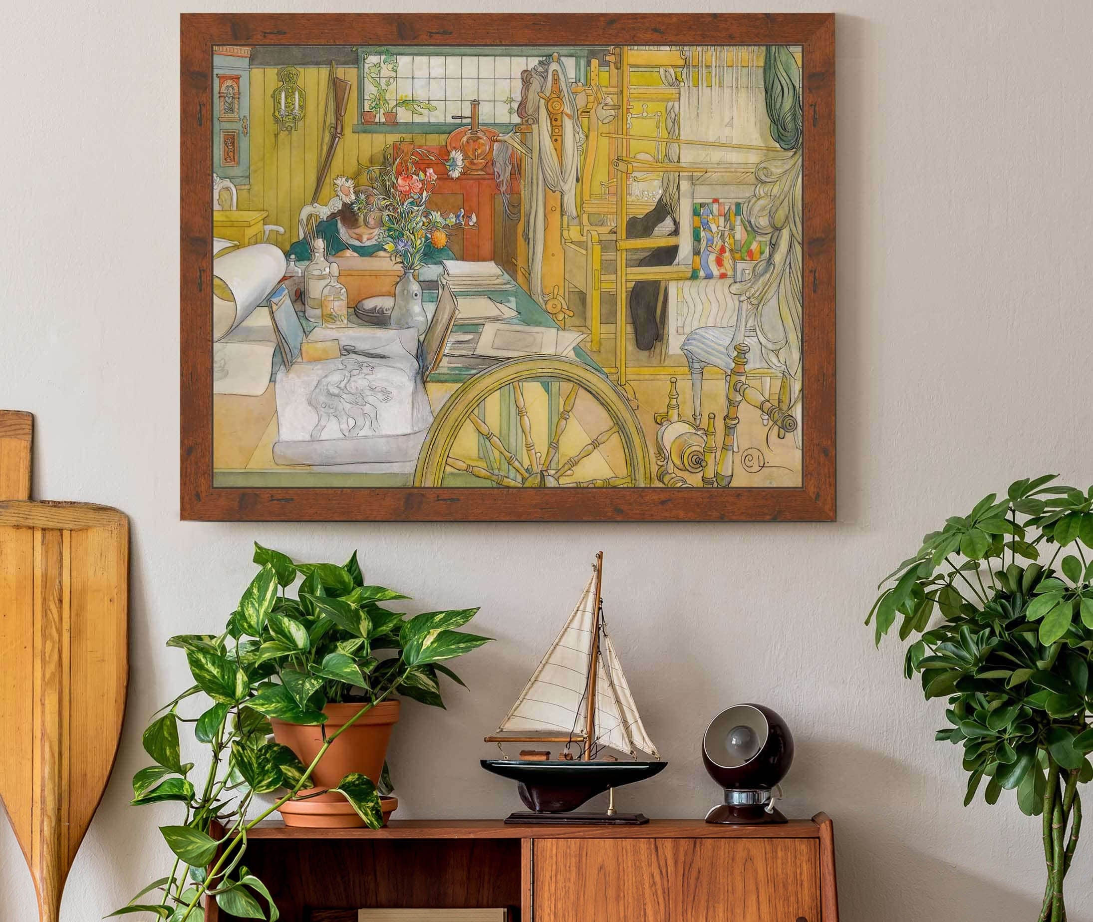 Verkstaden The Workshop by Carl Larsson - Image 3